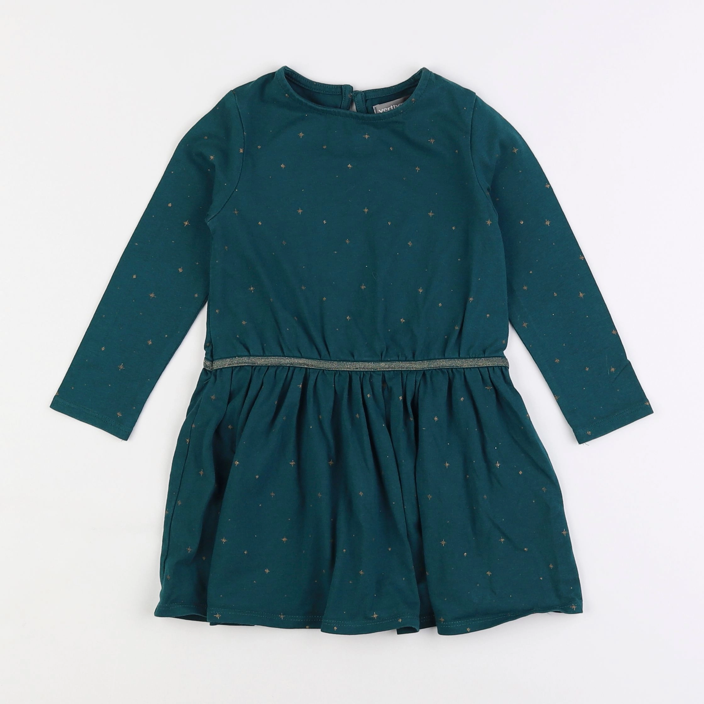 Vertbaudet - robe vert - 3 ans