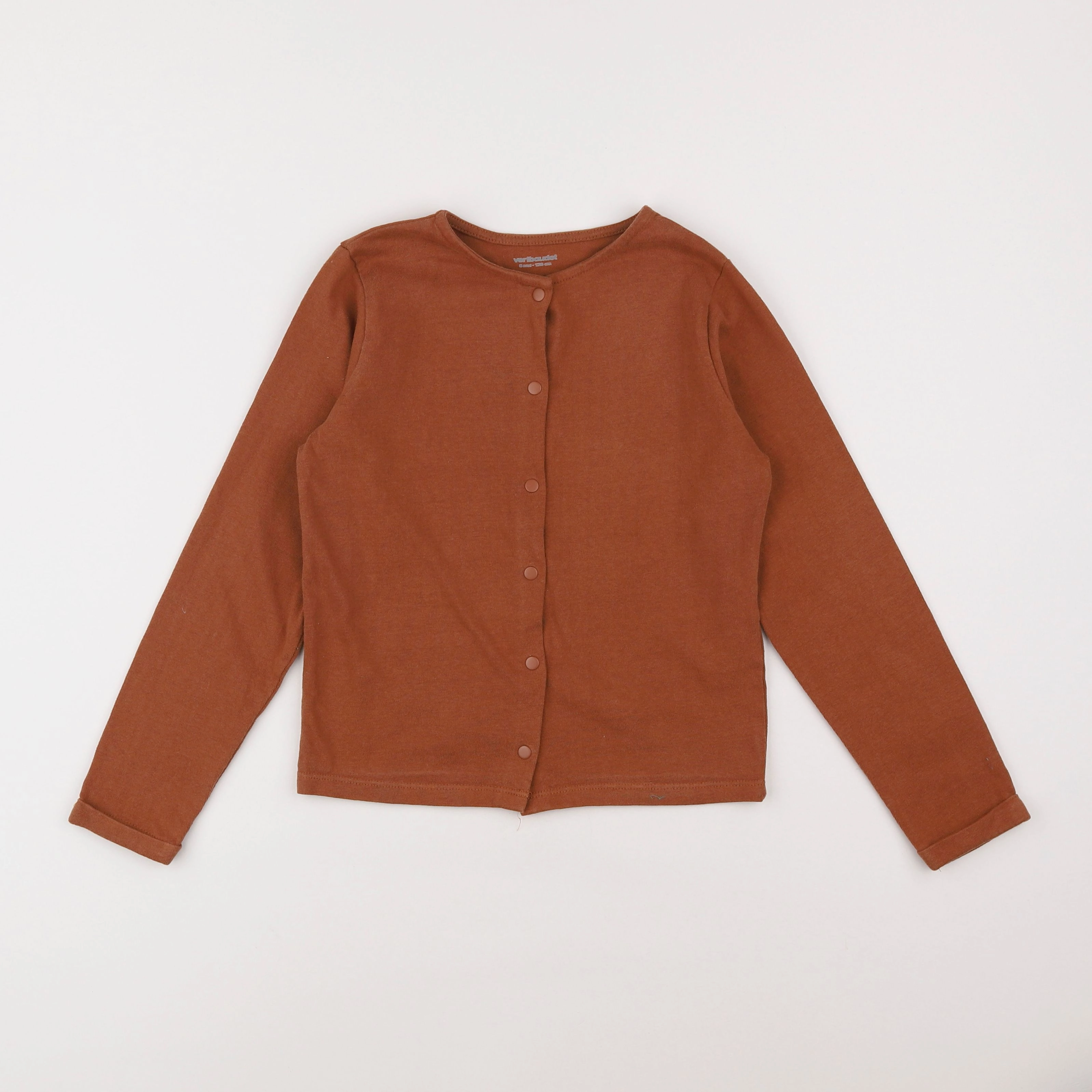 Vertbaudet - gilet marron - 8 ans