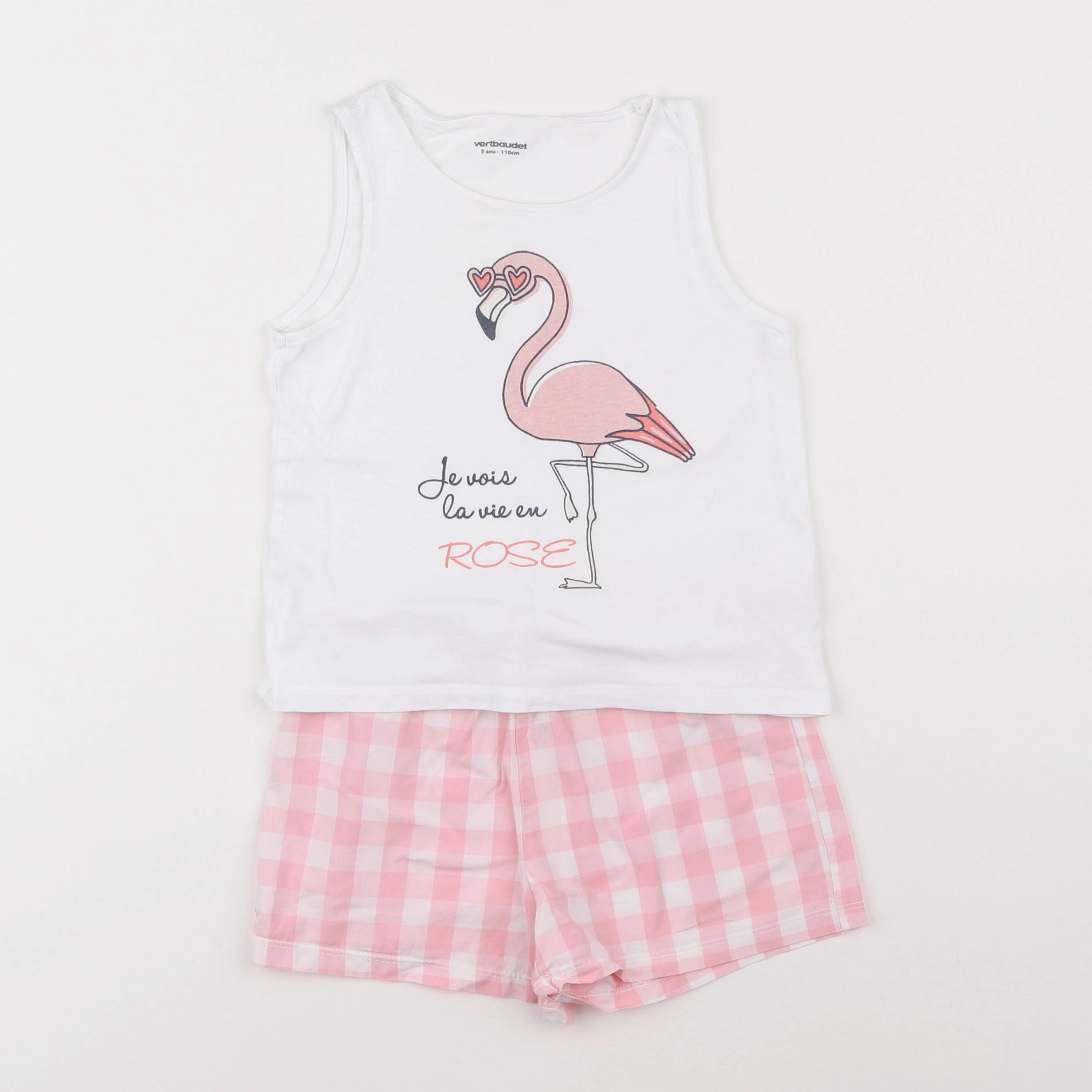 Vertbaudet - pyjama coton multicolore - 5 ans