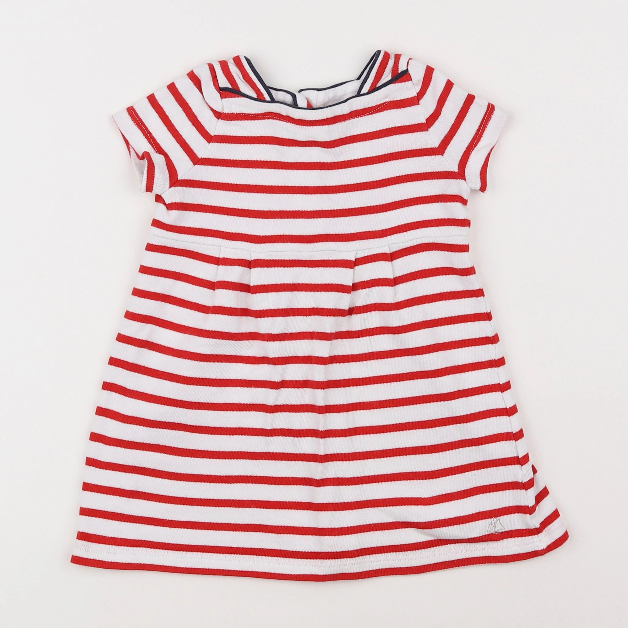 Petit Bateau - robe rouge - 18 mois