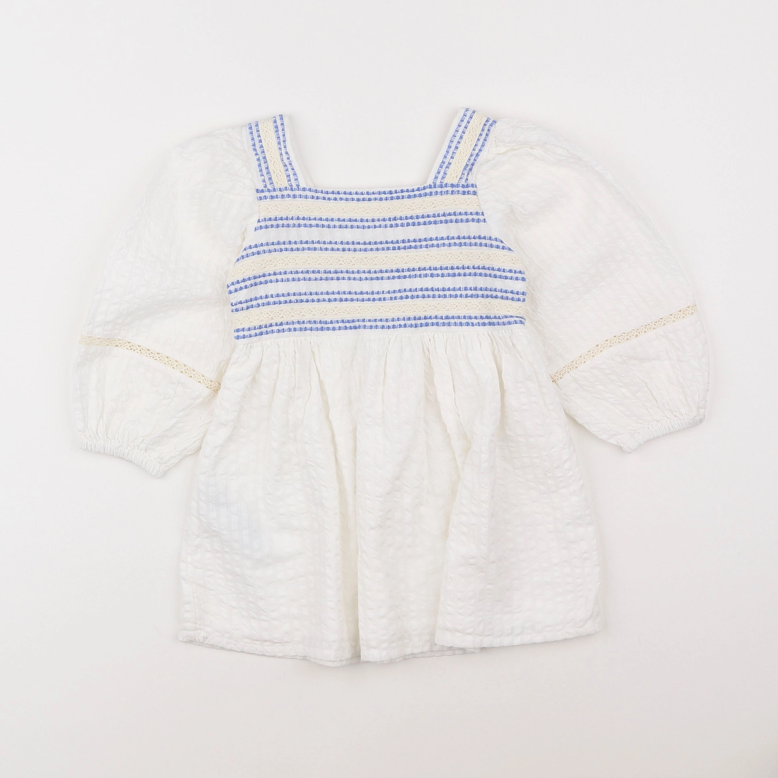 Mango - robe blanc - 18 mois à 2 ans