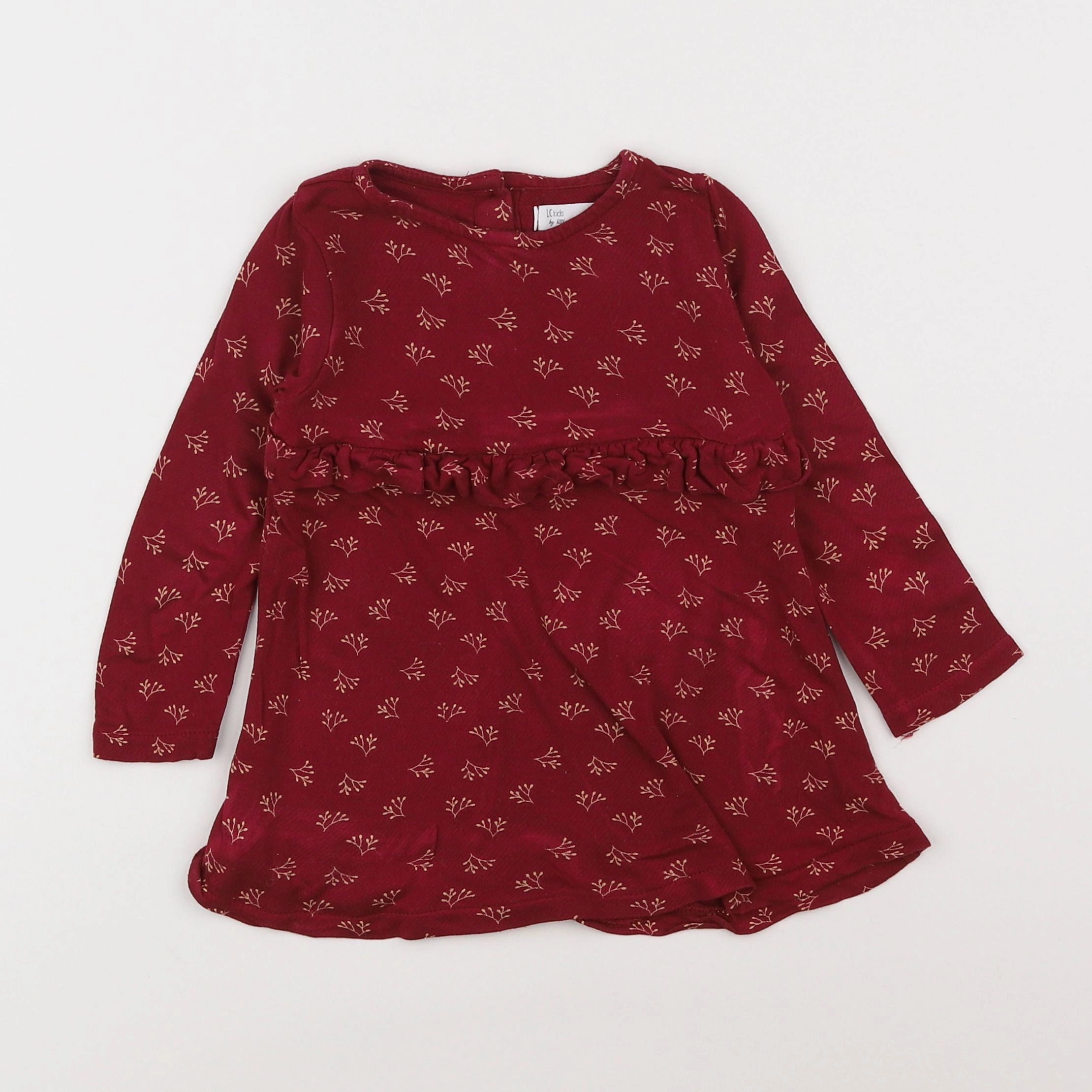 Little Cigogne - blouse rouge - 18 mois