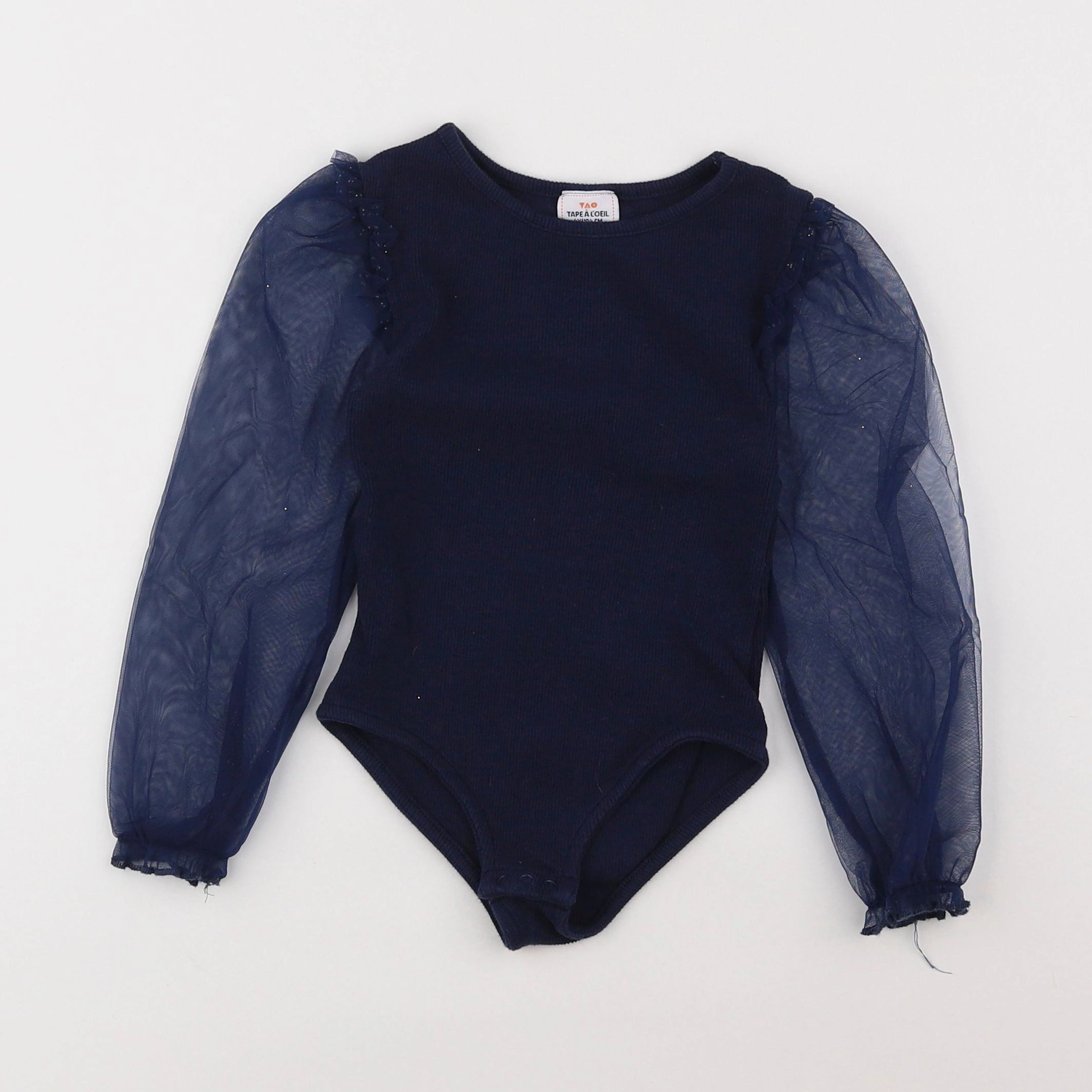 Tape à l'oeil - body tee-shirt bleu - 4 ans