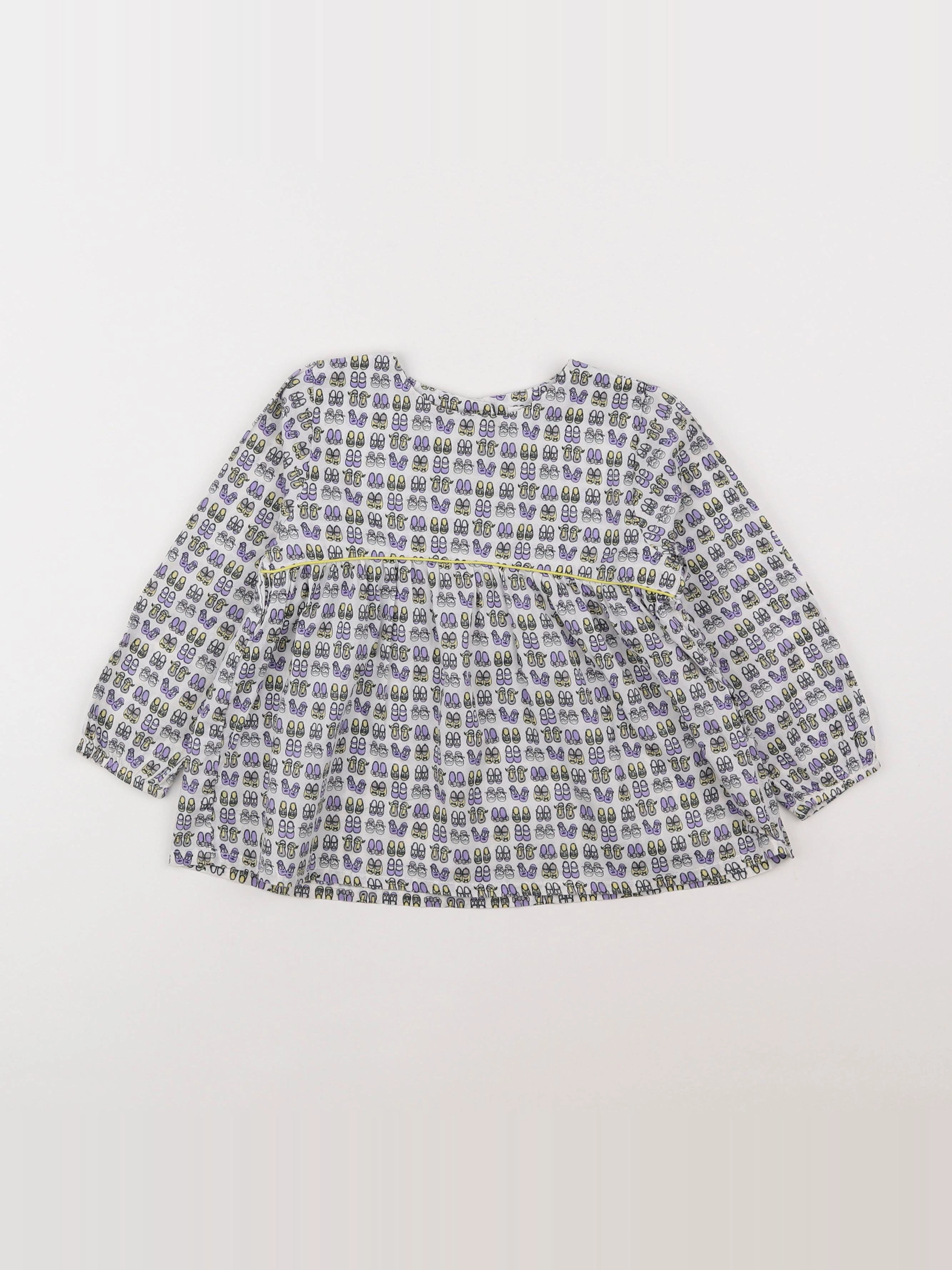 Boutchou - blouse multicolore - 3 ans