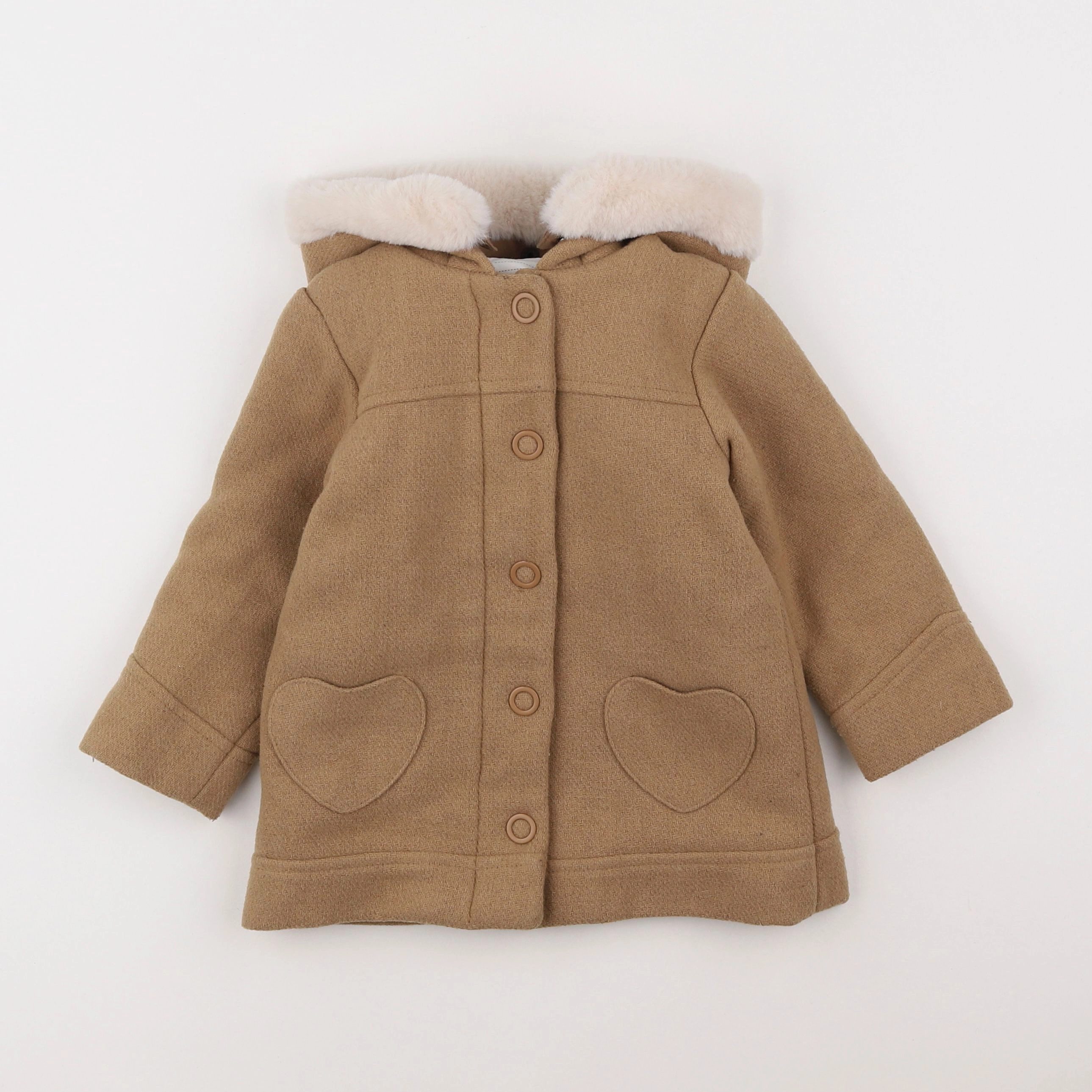 Vertbaudet - manteau marron - 2 ans