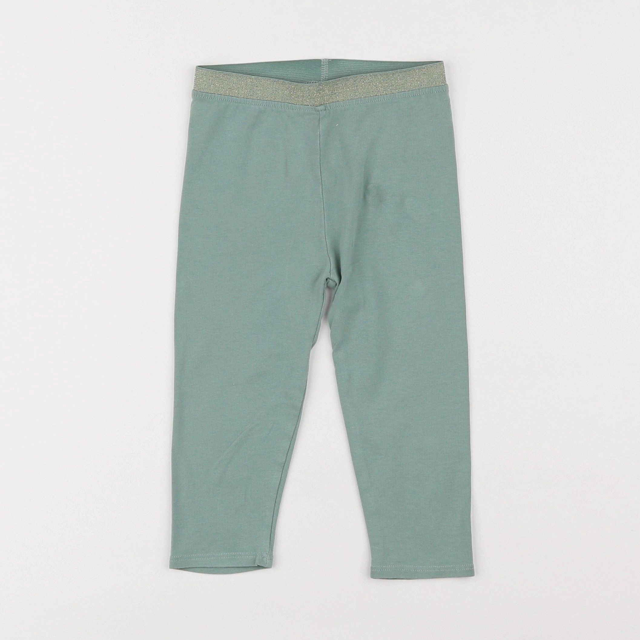 Vertbaudet - legging vert - 2 ans