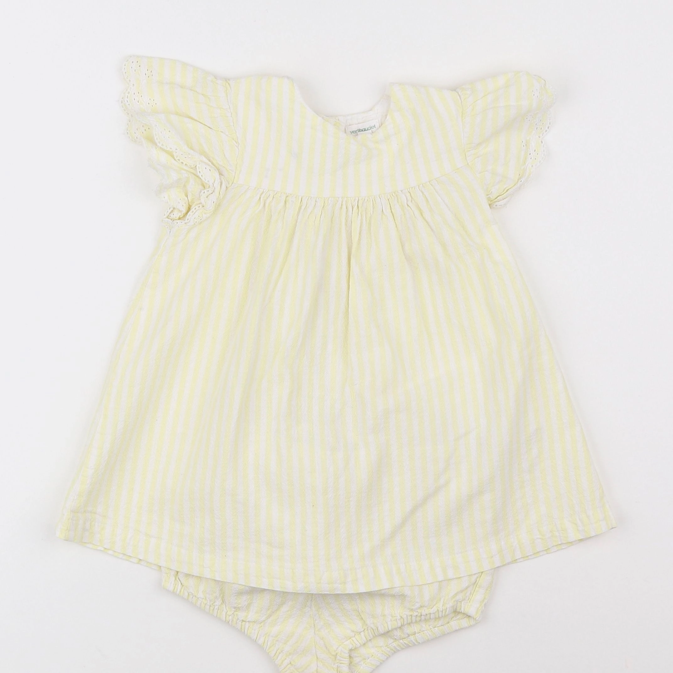 Vertbaudet - robe jaune - 2 ans