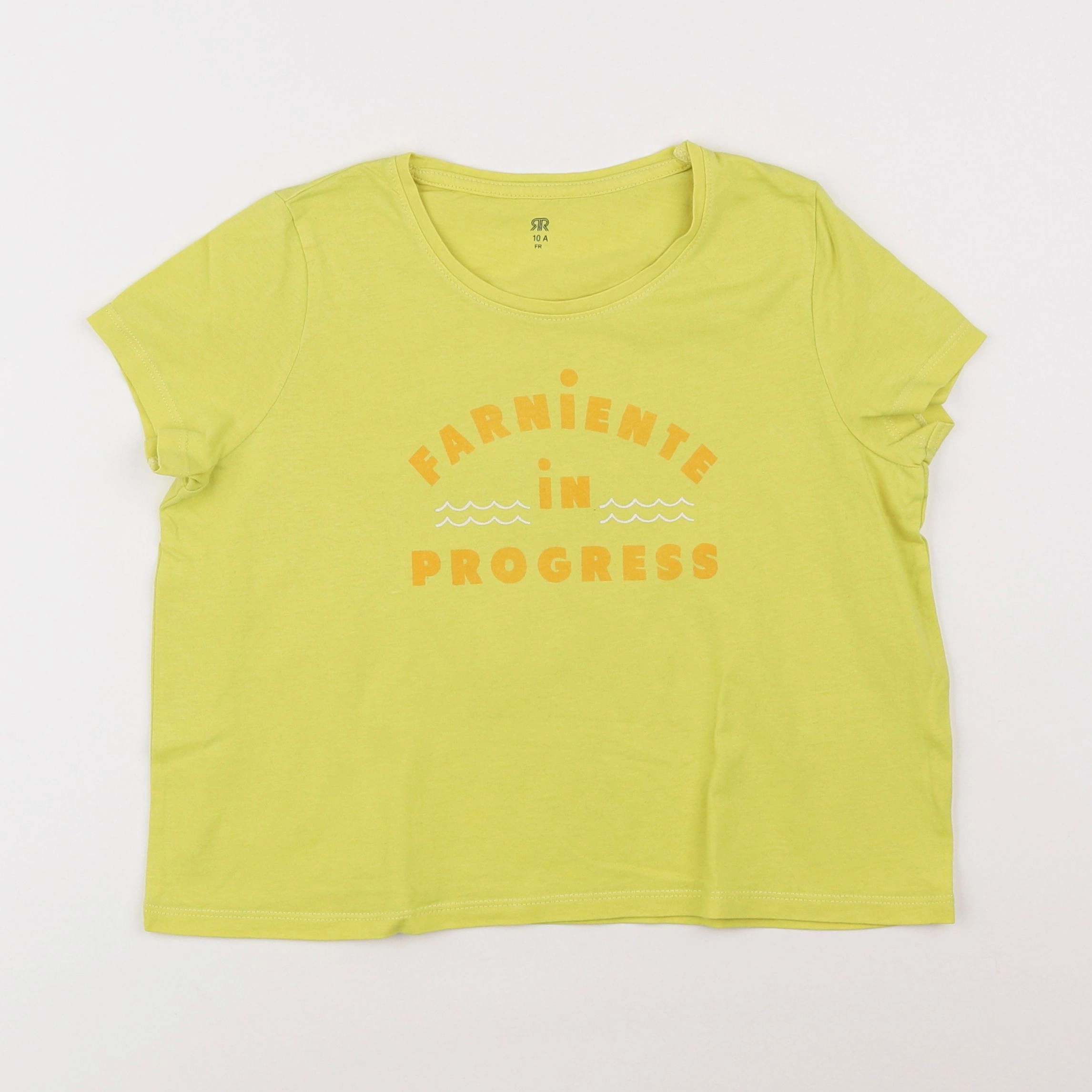 La Redoute - tee-shirt jaune - 10 ans