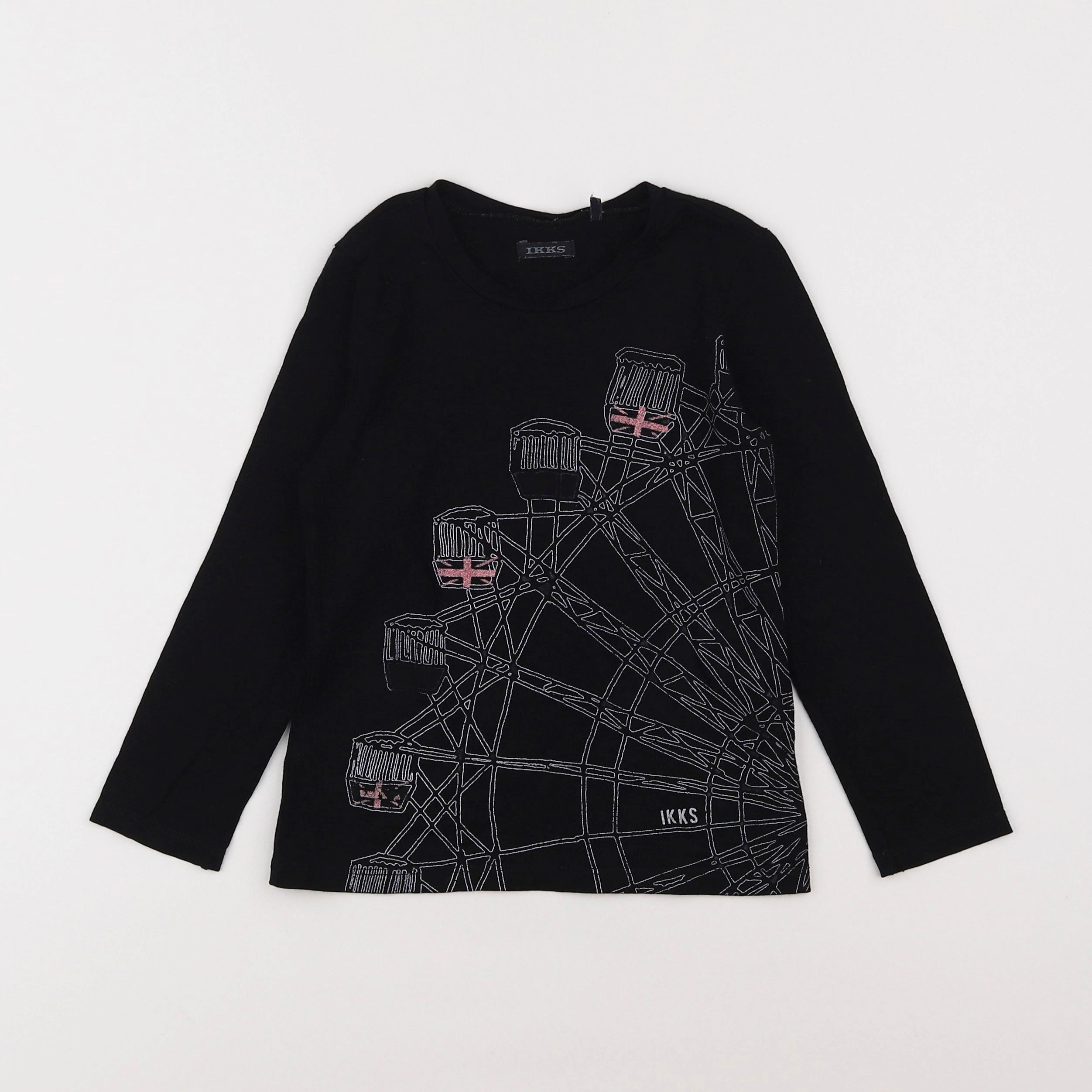 IKKS - tee-shirt noir - 4 ans