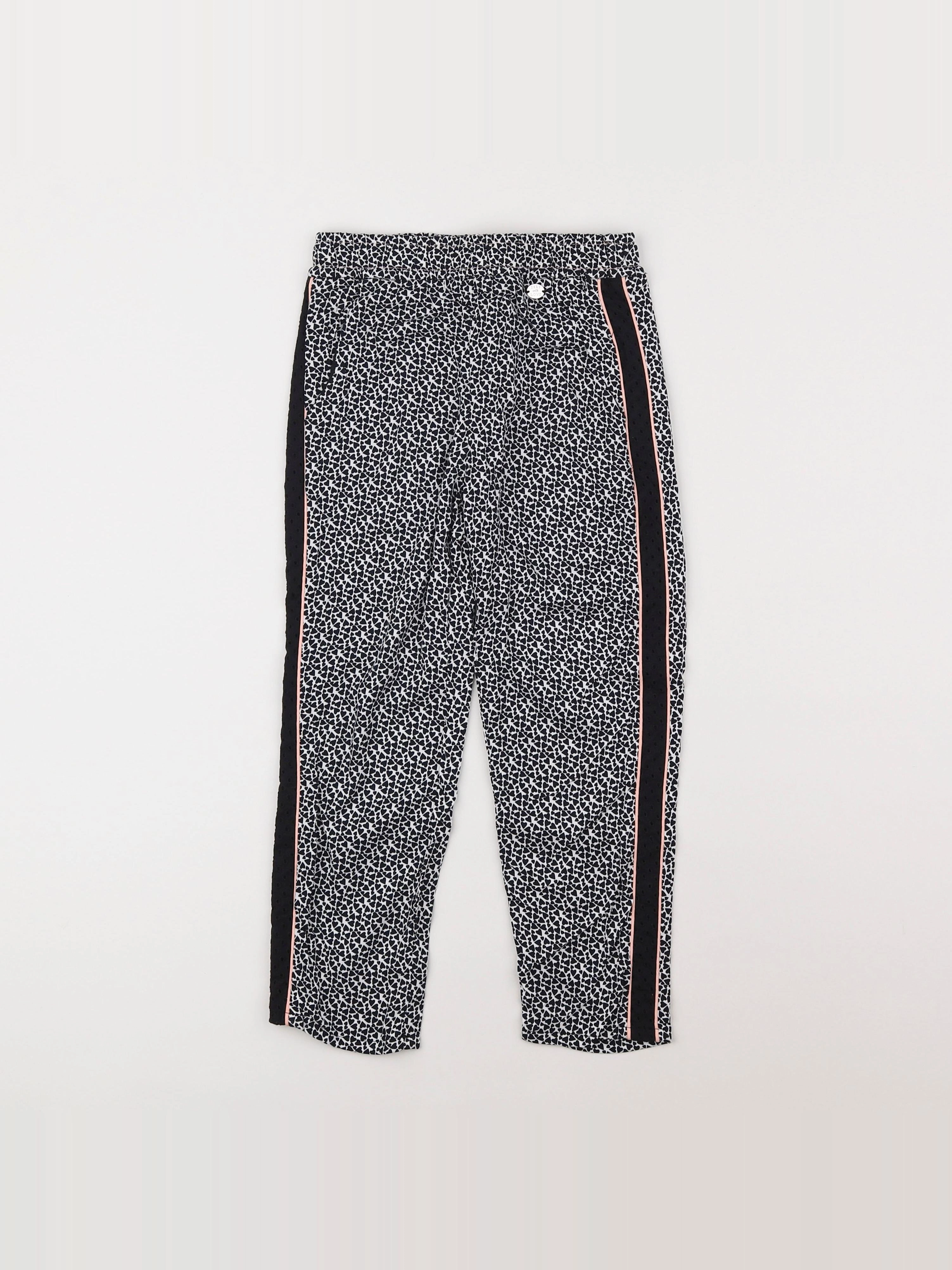 IKKS - pantalon blanc, gris - 8 ans