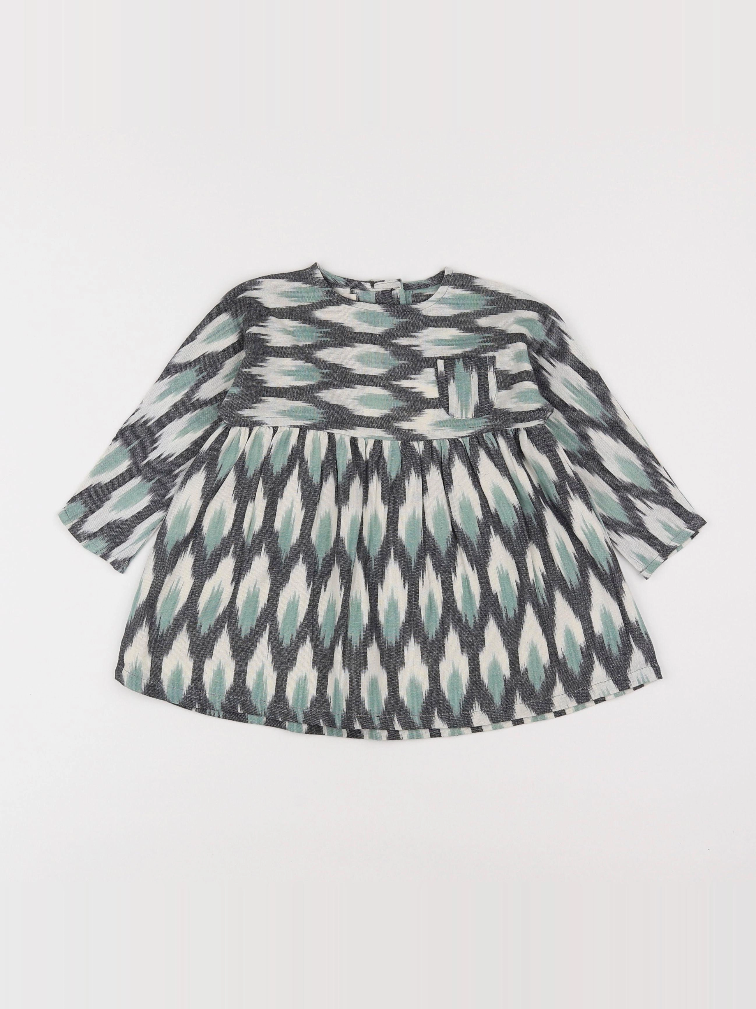 Lucas du Tertre - robe noir - 6/9 mois