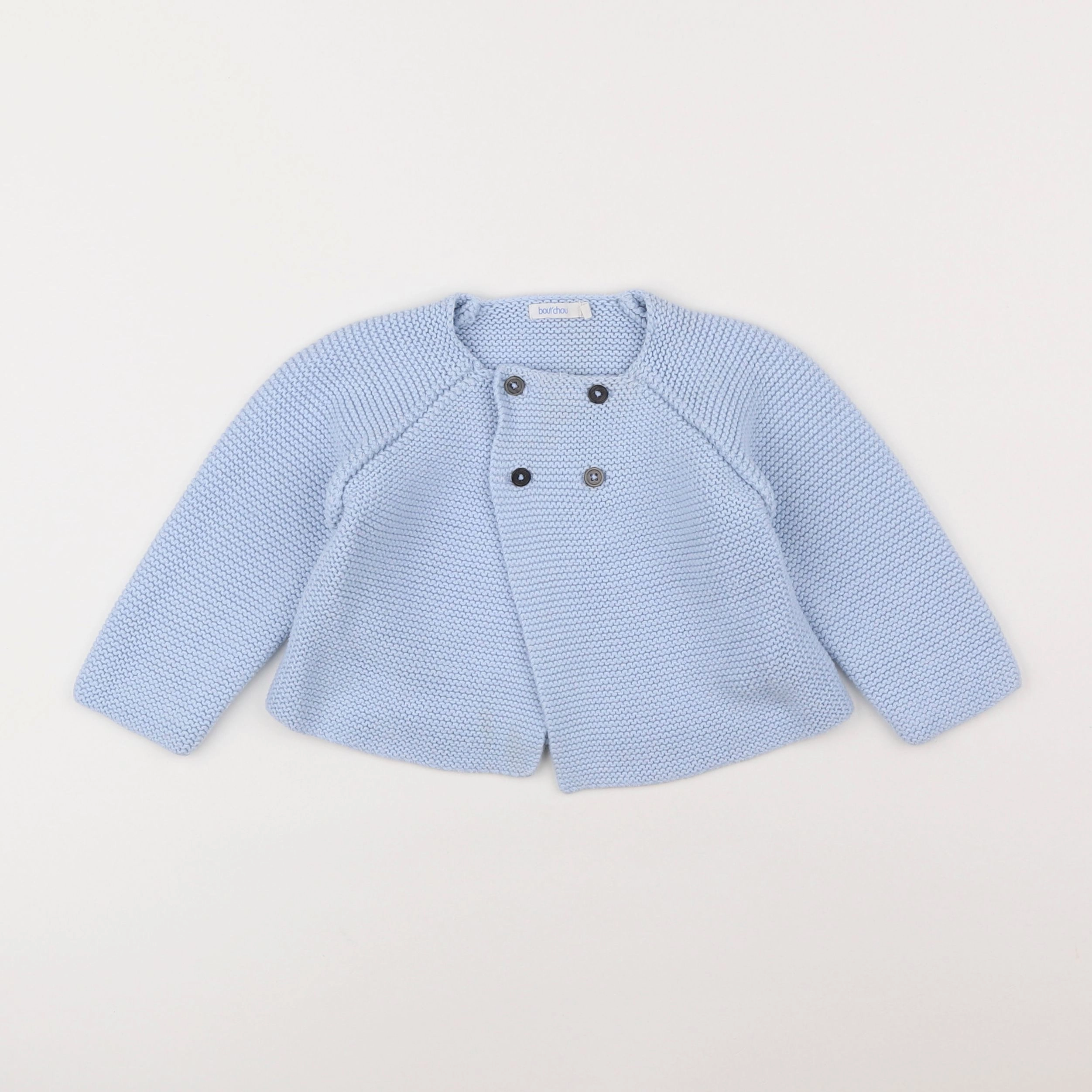 Boutchou - gilet bleu - 18 mois