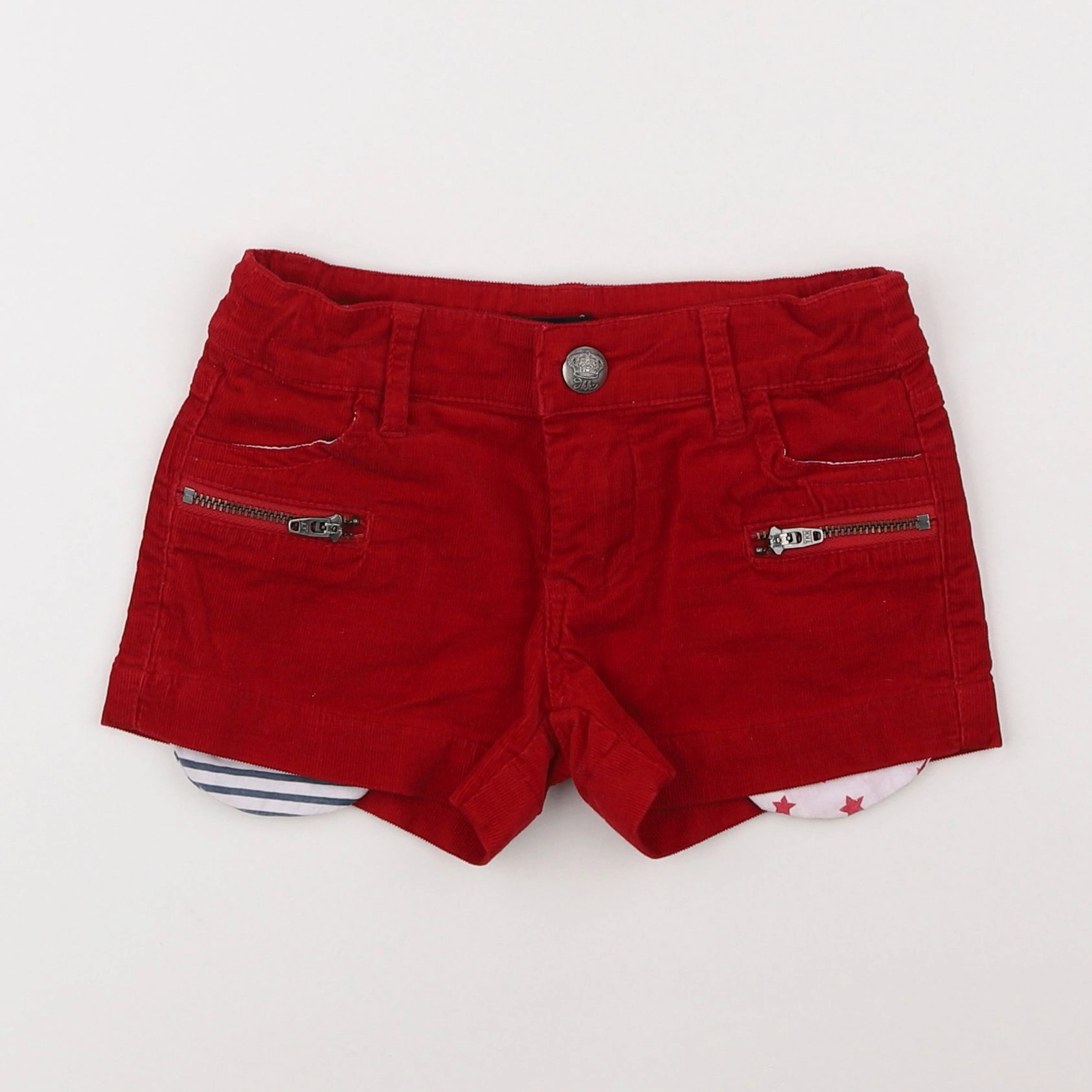 IKKS - short rouge - 4 ans