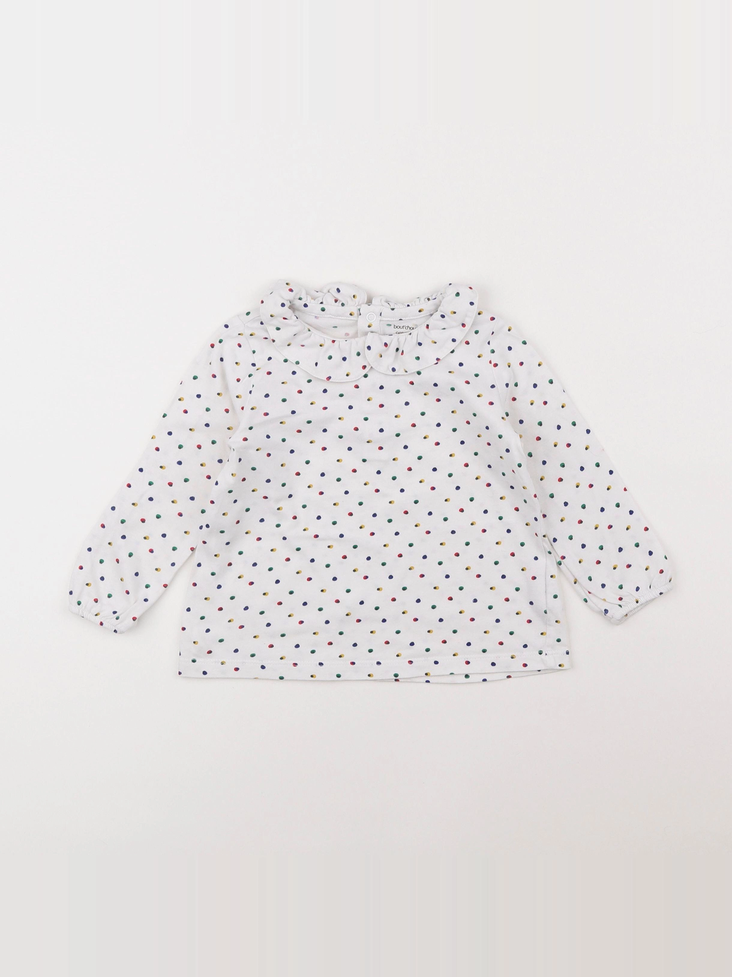 Boutchou - tee-shirt blanc - 18 mois