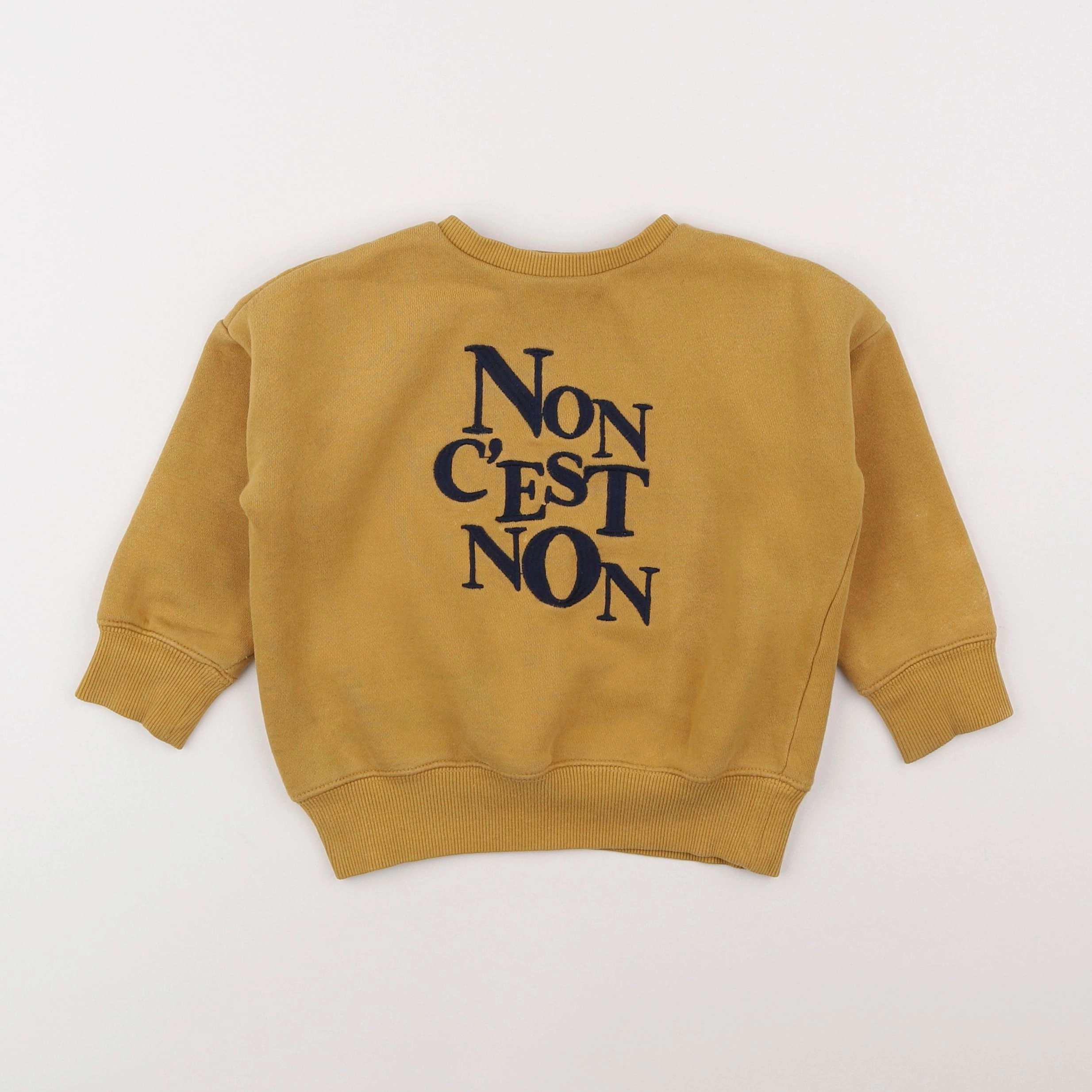 Tape à l'oeil - sweat jaune - 3 ans