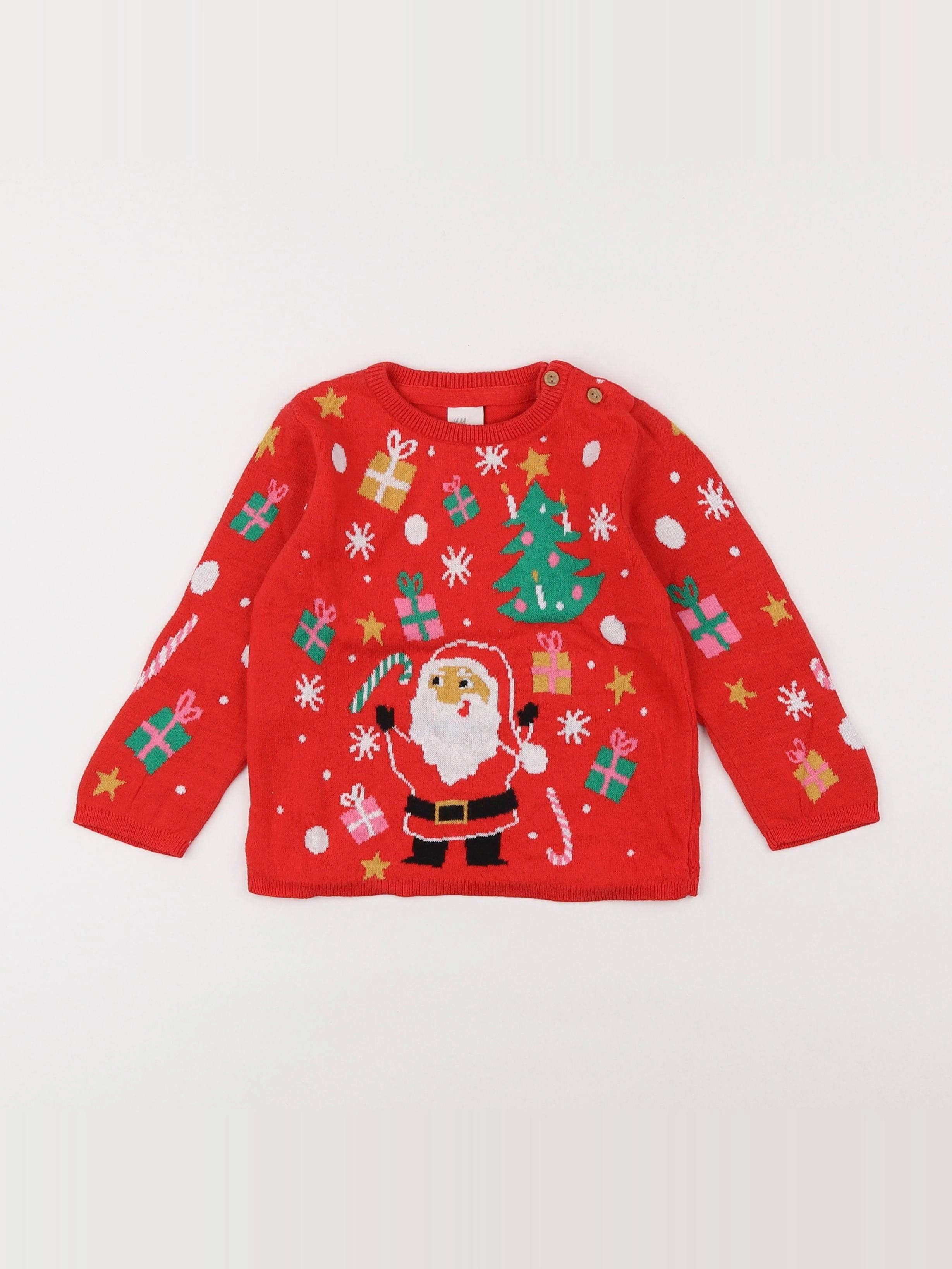H&M - pull multicolore - 12/18 mois