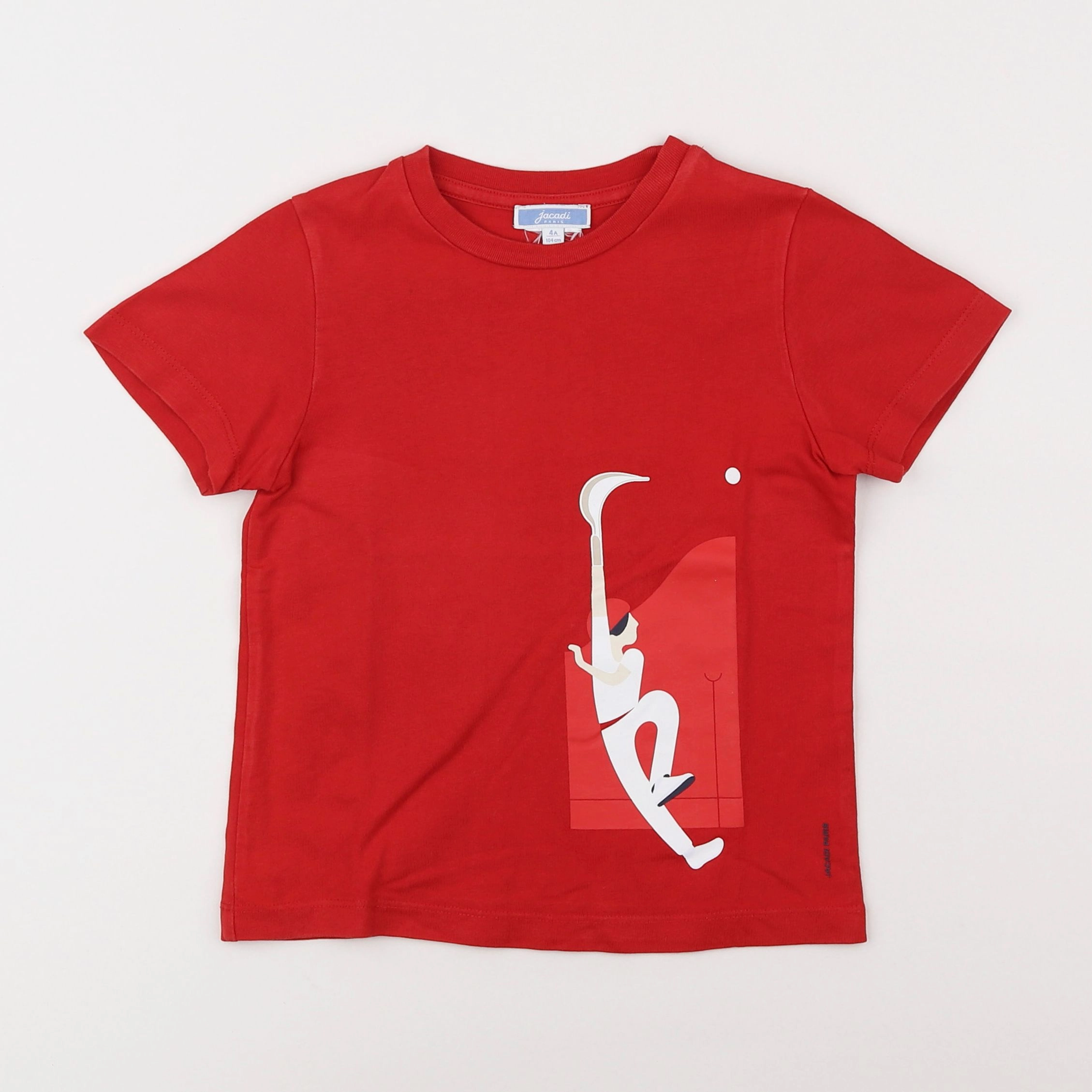 Jacadi - tee-shirt rouge - 4 ans