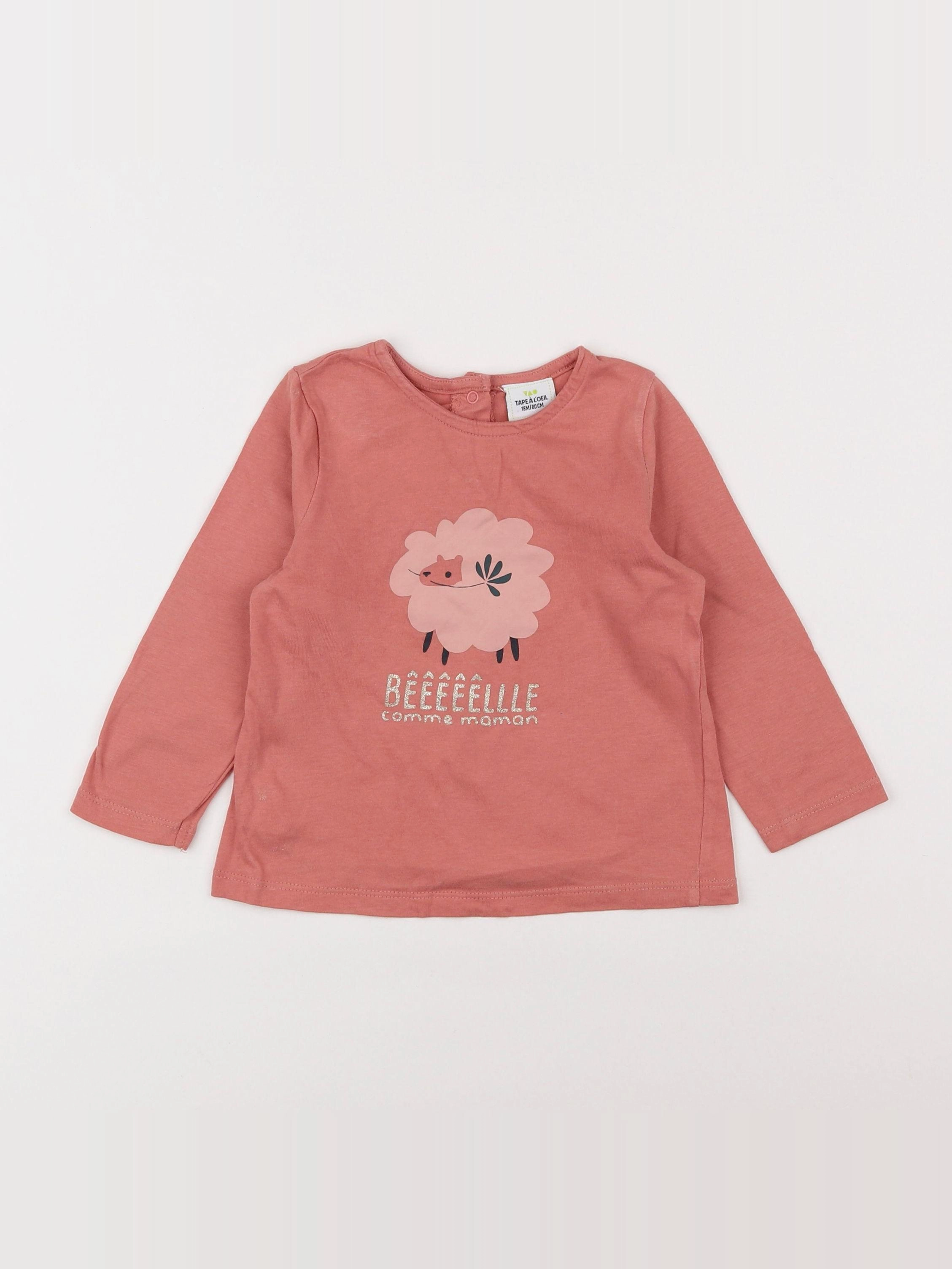 Tape à l'oeil - tee-shirt rose - 18 mois
