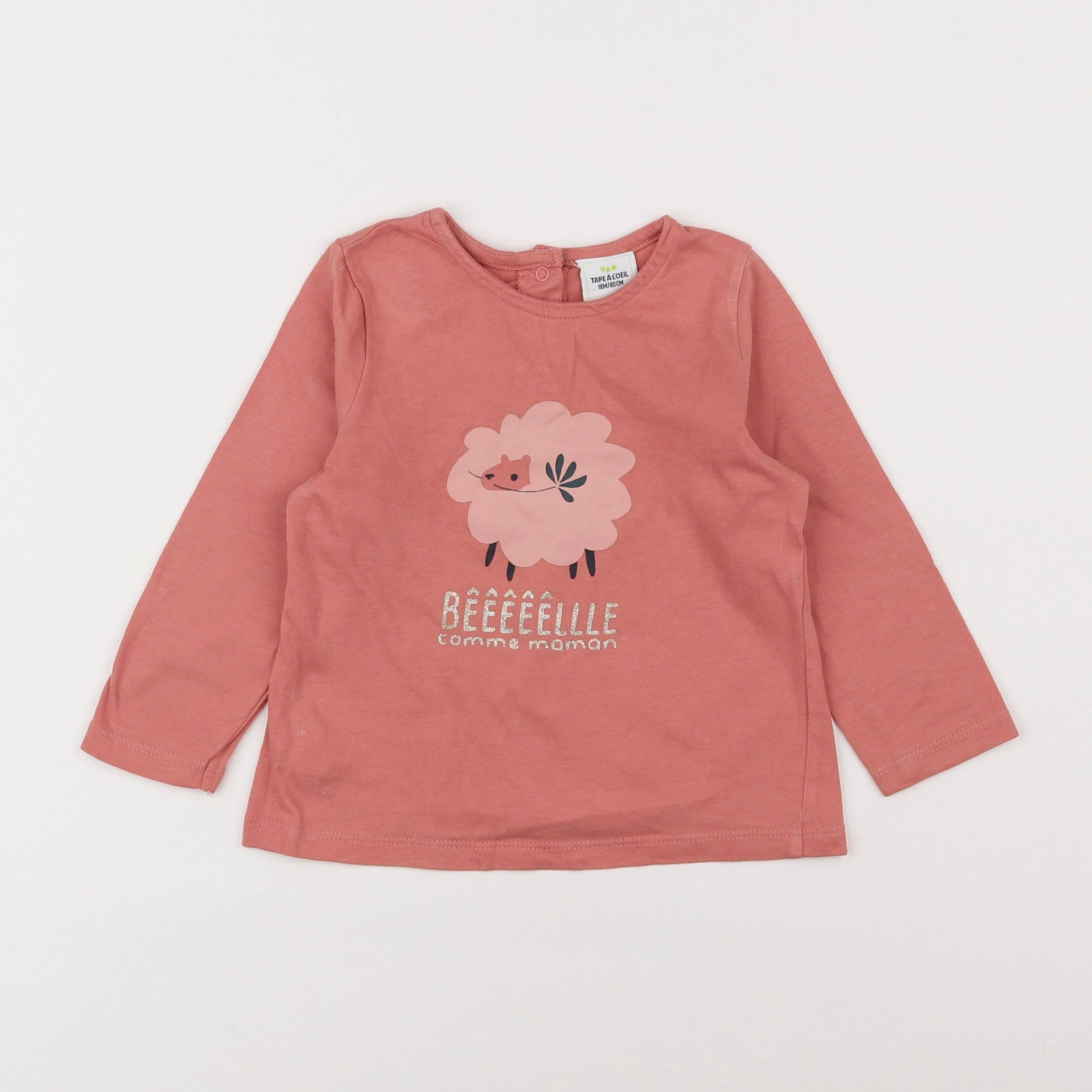 Tape à l'oeil - tee-shirt rose - 18 mois
