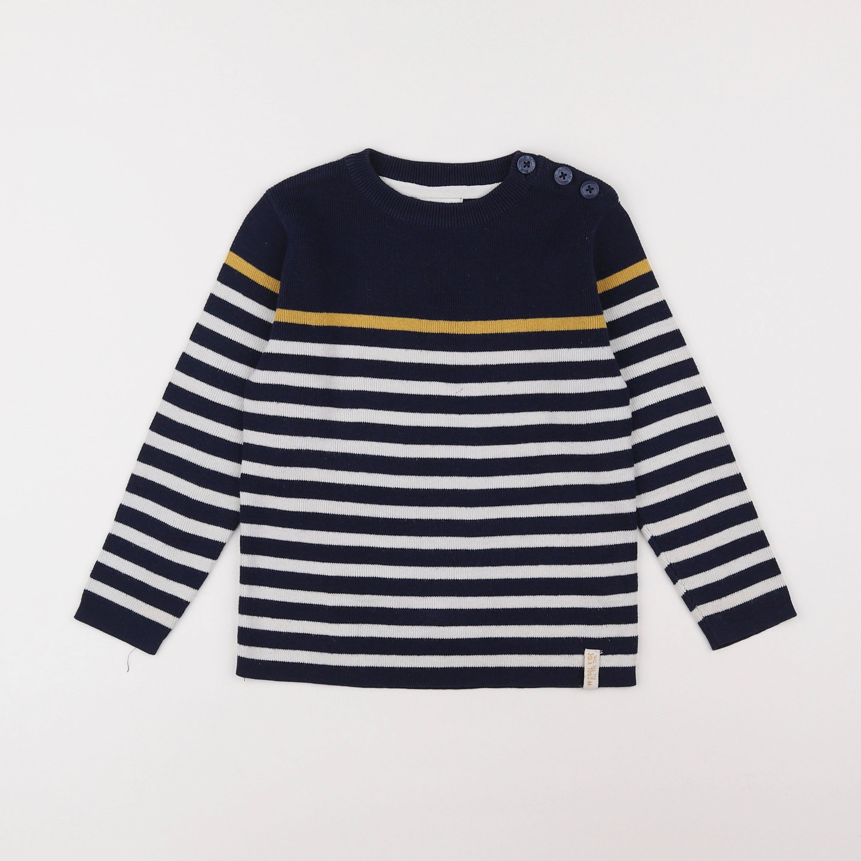 Vertbaudet - pull bleu - 5 ans