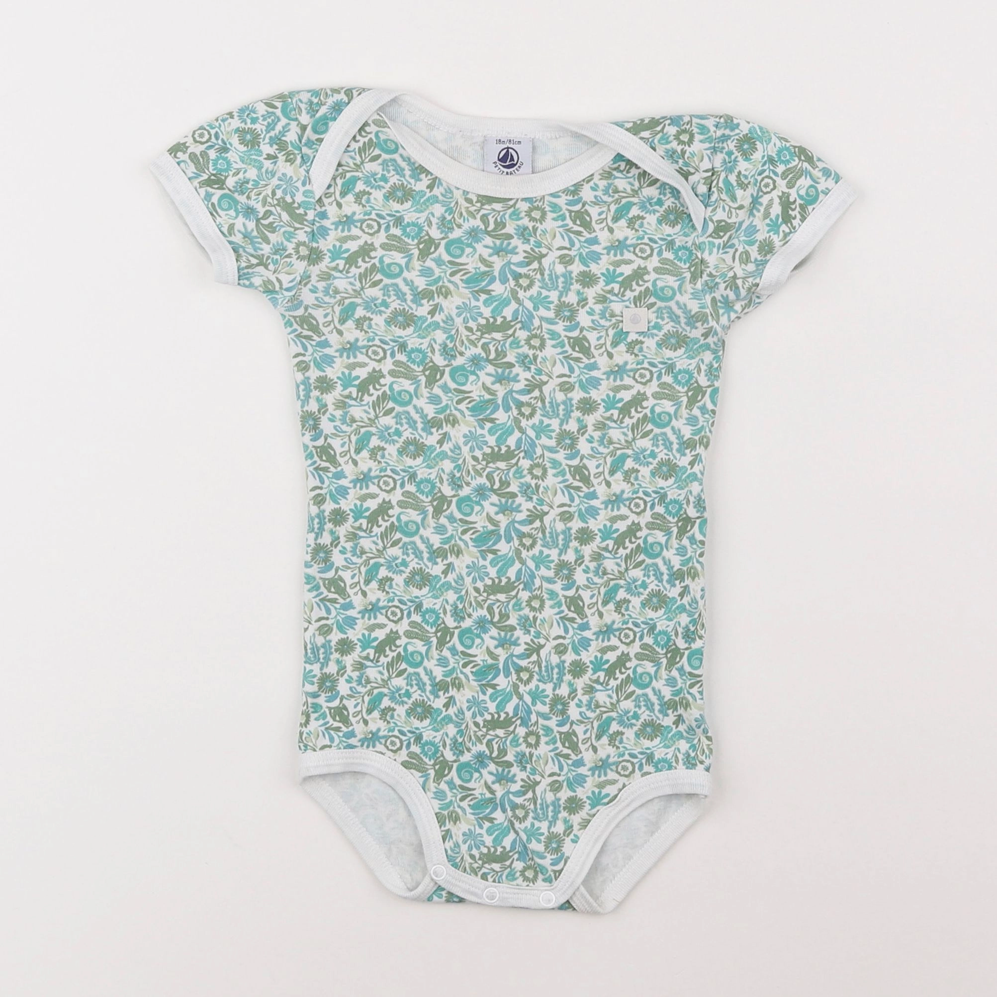 Petit Bateau - body multicolore - 18 mois