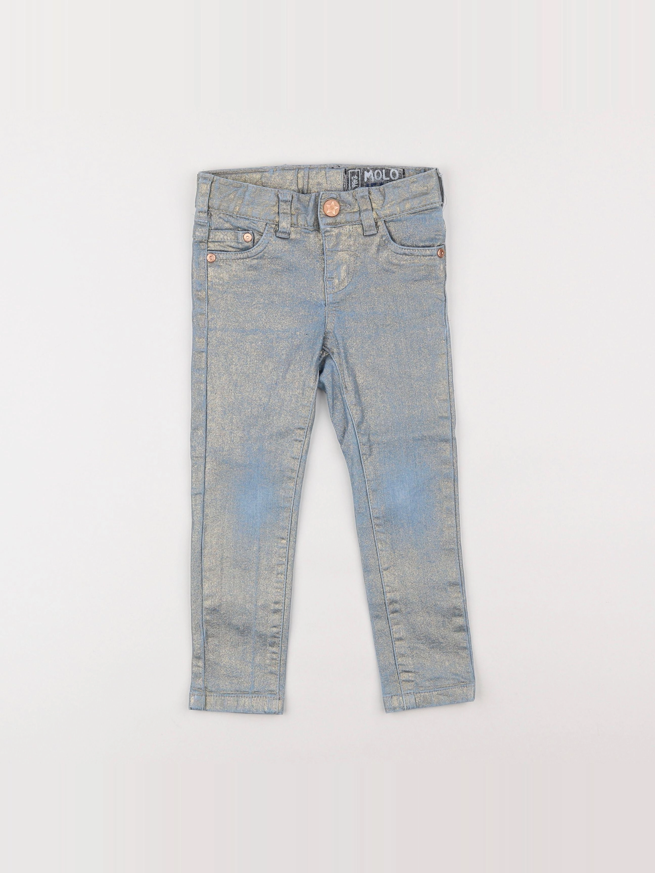 Molo - jean gris, argent - 3 ans
