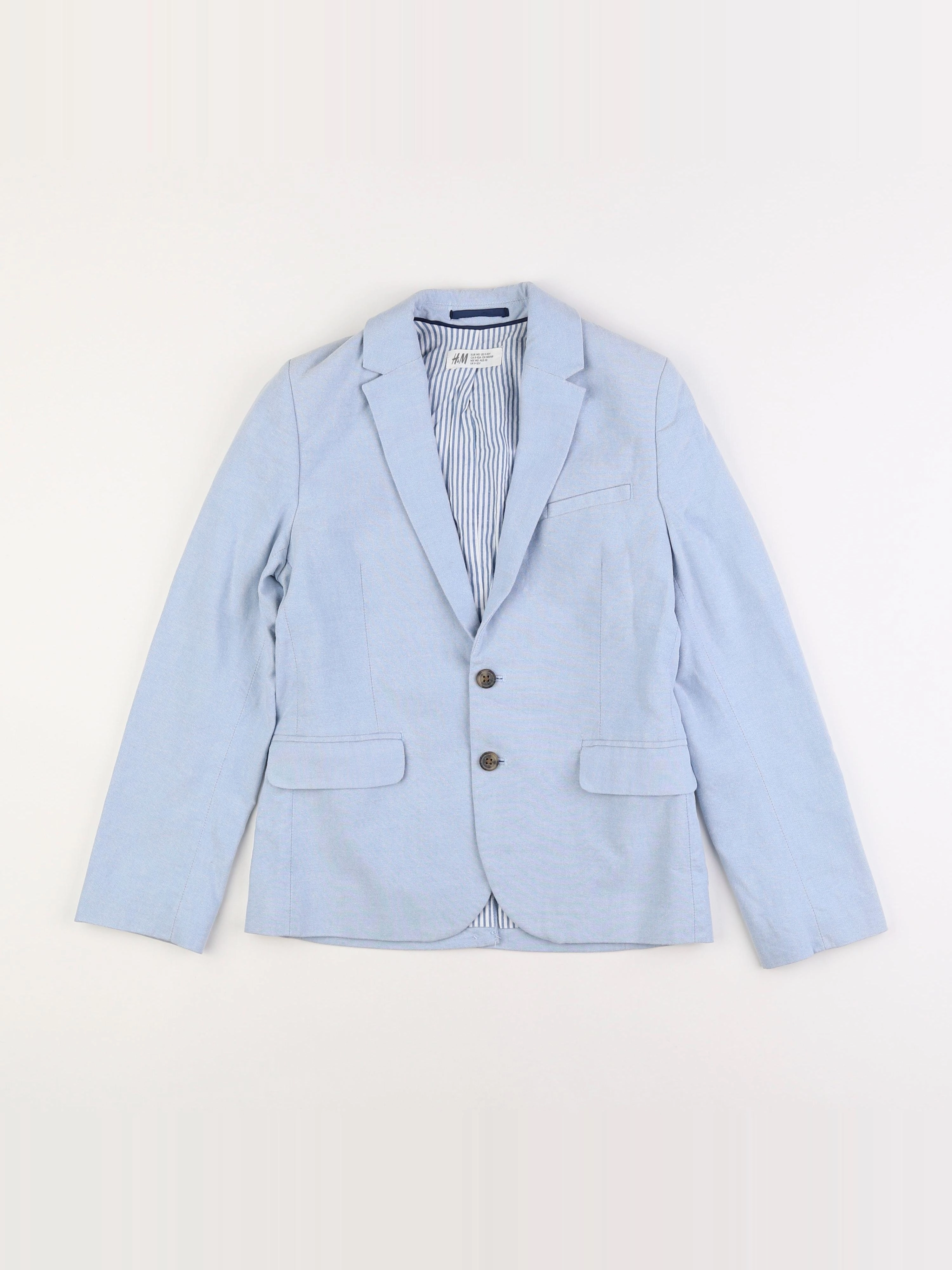 H&M - veste bleu - 9/10 ans