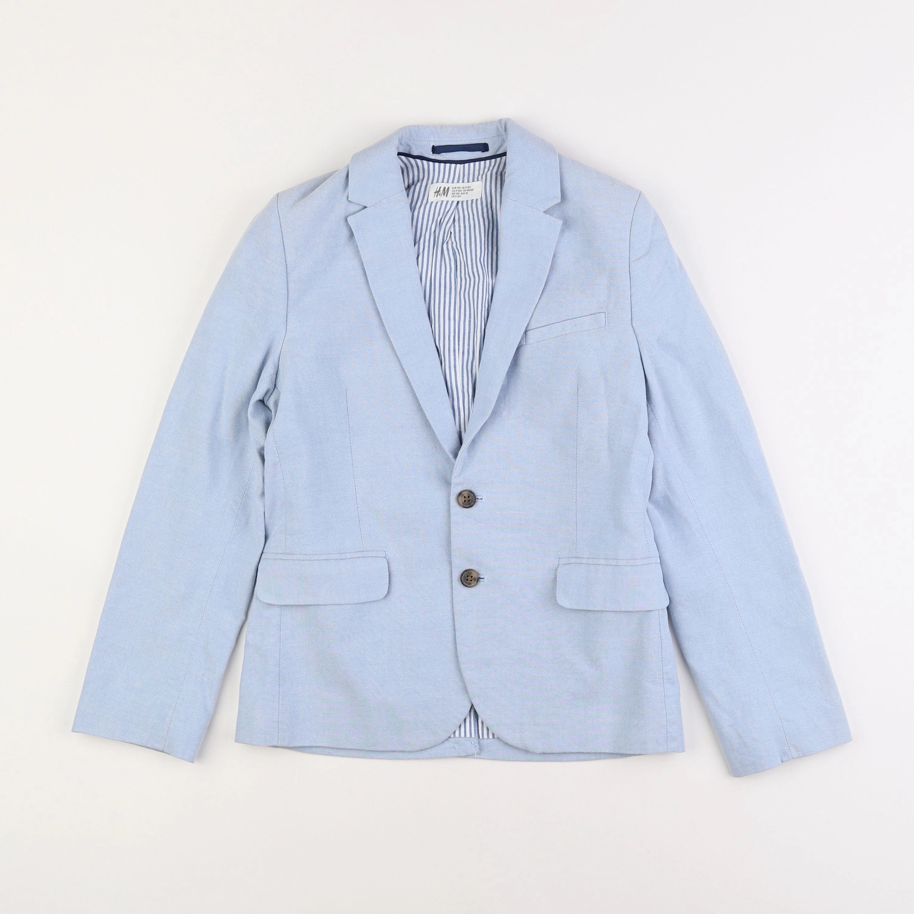 H&M - veste bleu - 9/10 ans