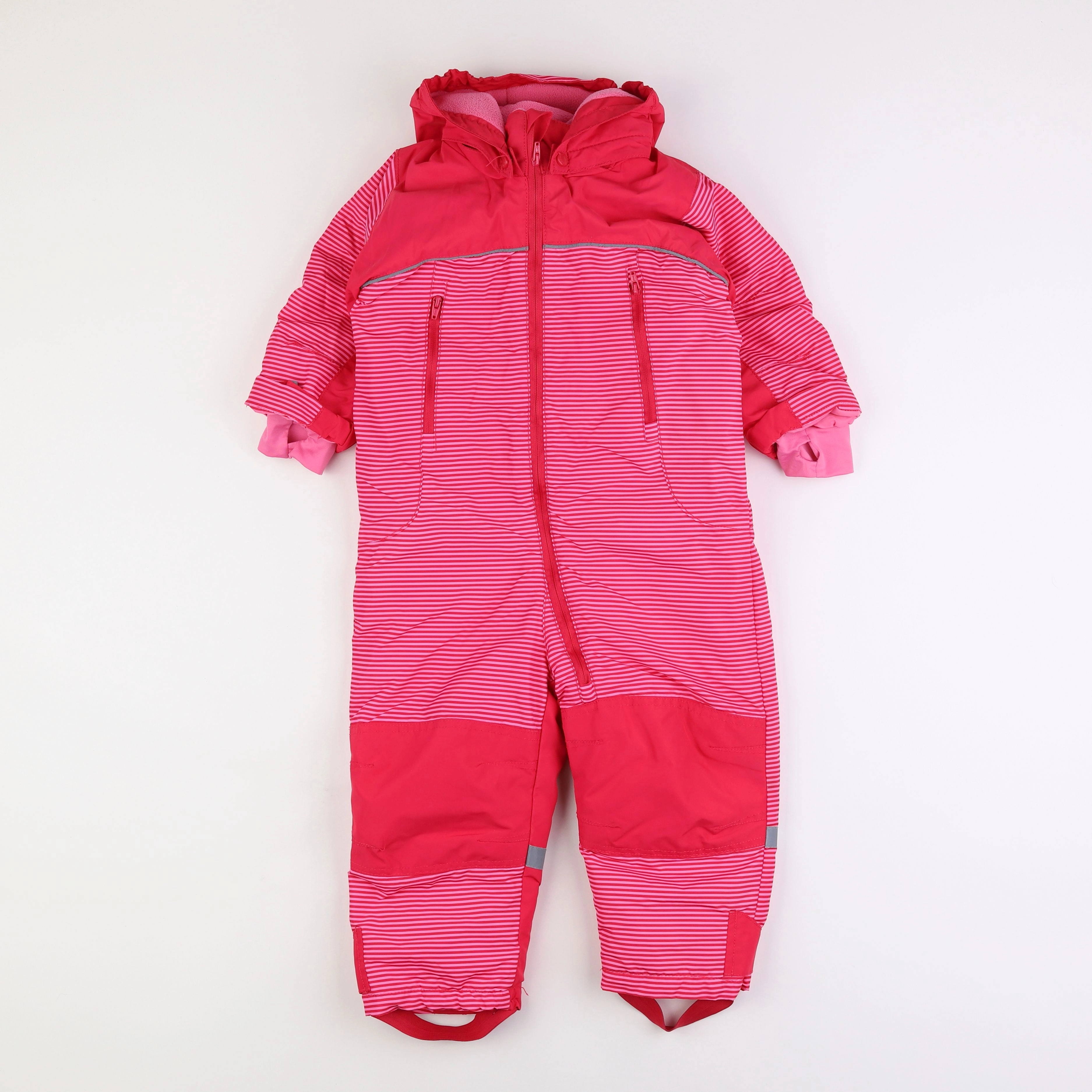 H&M - combinaison de ski rose - 18 mois à 2 ans