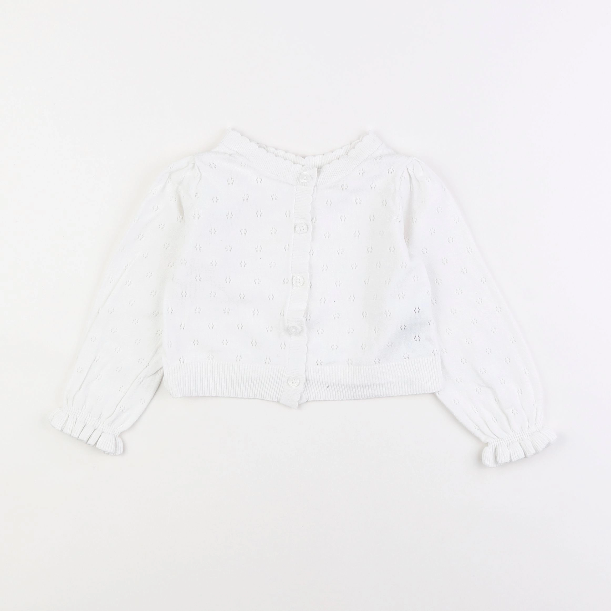 GAP - gilet blanc - 3 ans