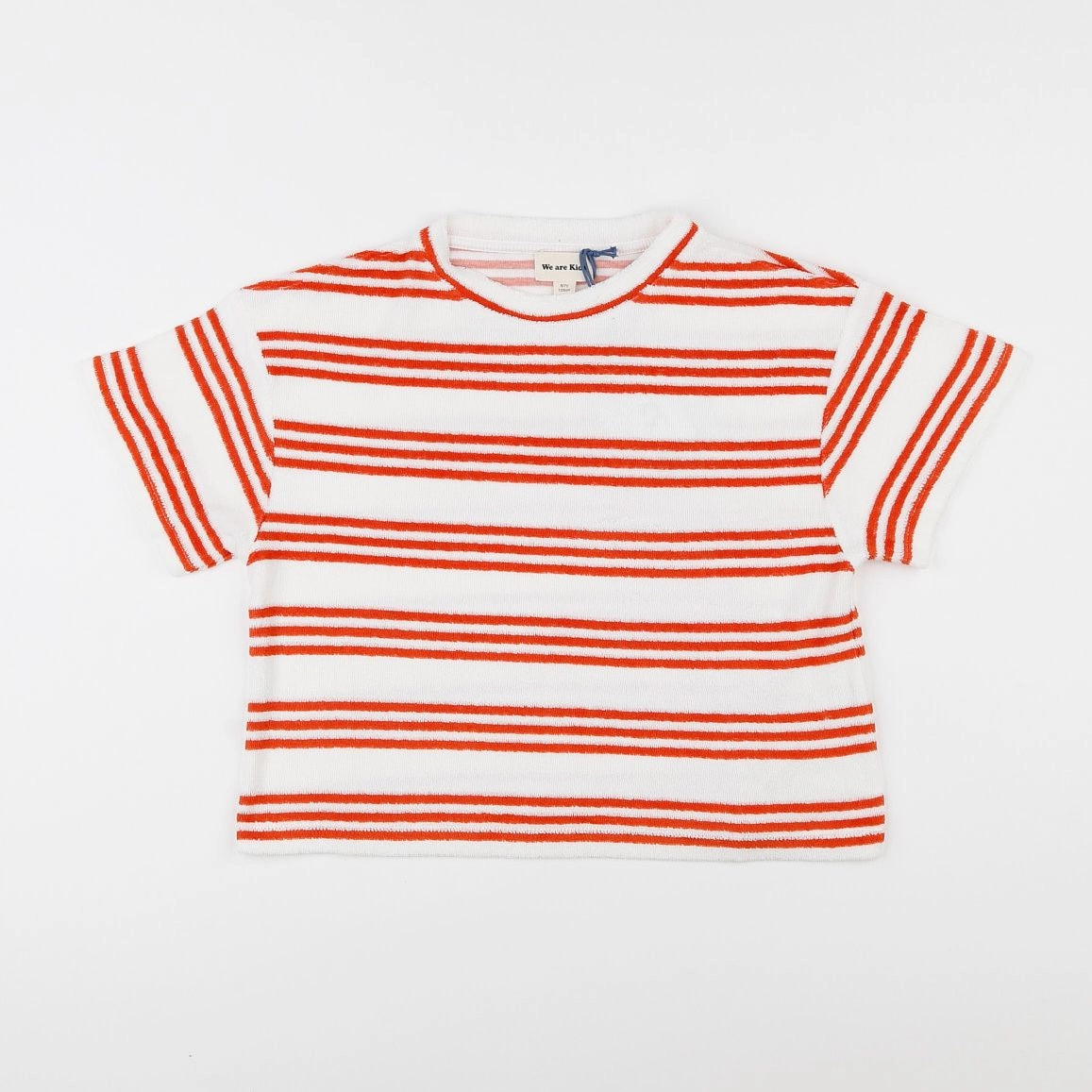 We are kids - Tee Jordan Terry Red Sporty Stripes - 6/7 ans