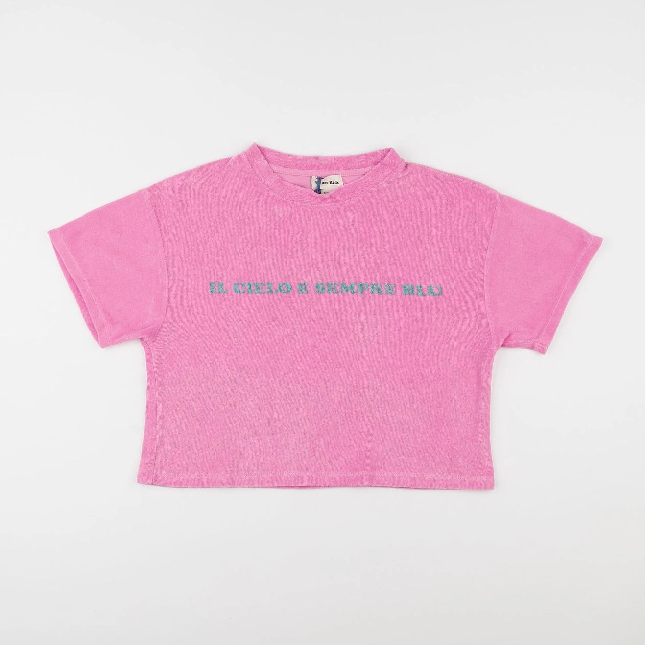 We are kids - Tee Jordan Terry Baby Pink Il Cielo - 4/5 ans