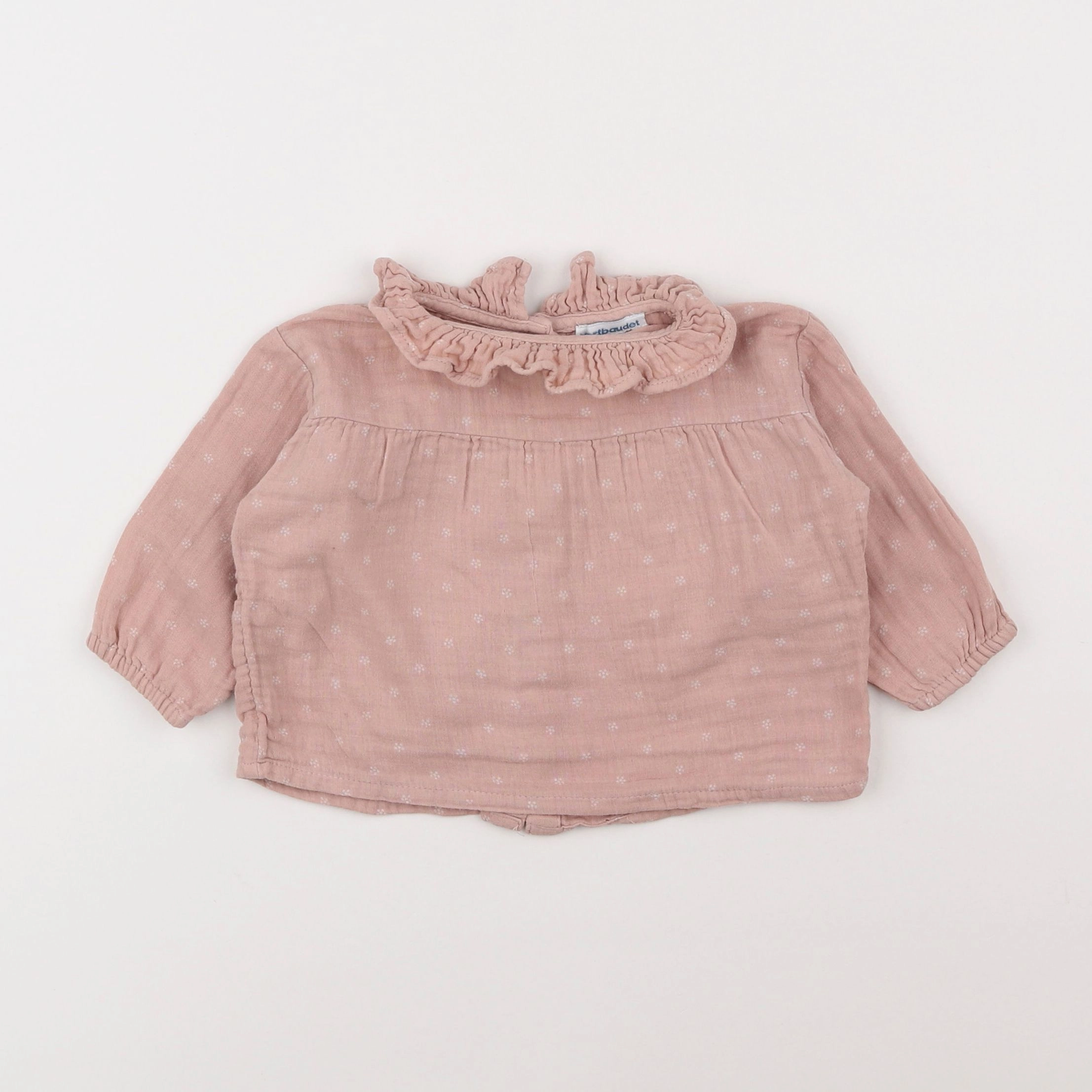 Vertbaudet - blouse rose - 6 mois