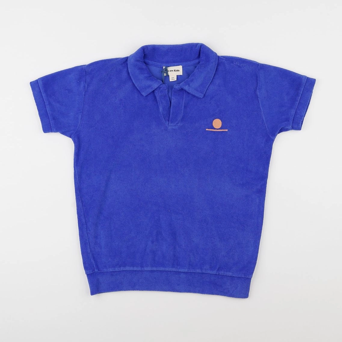 We are kids - Polo Leonard Terry Mediterranean Blue - 8/9 ans