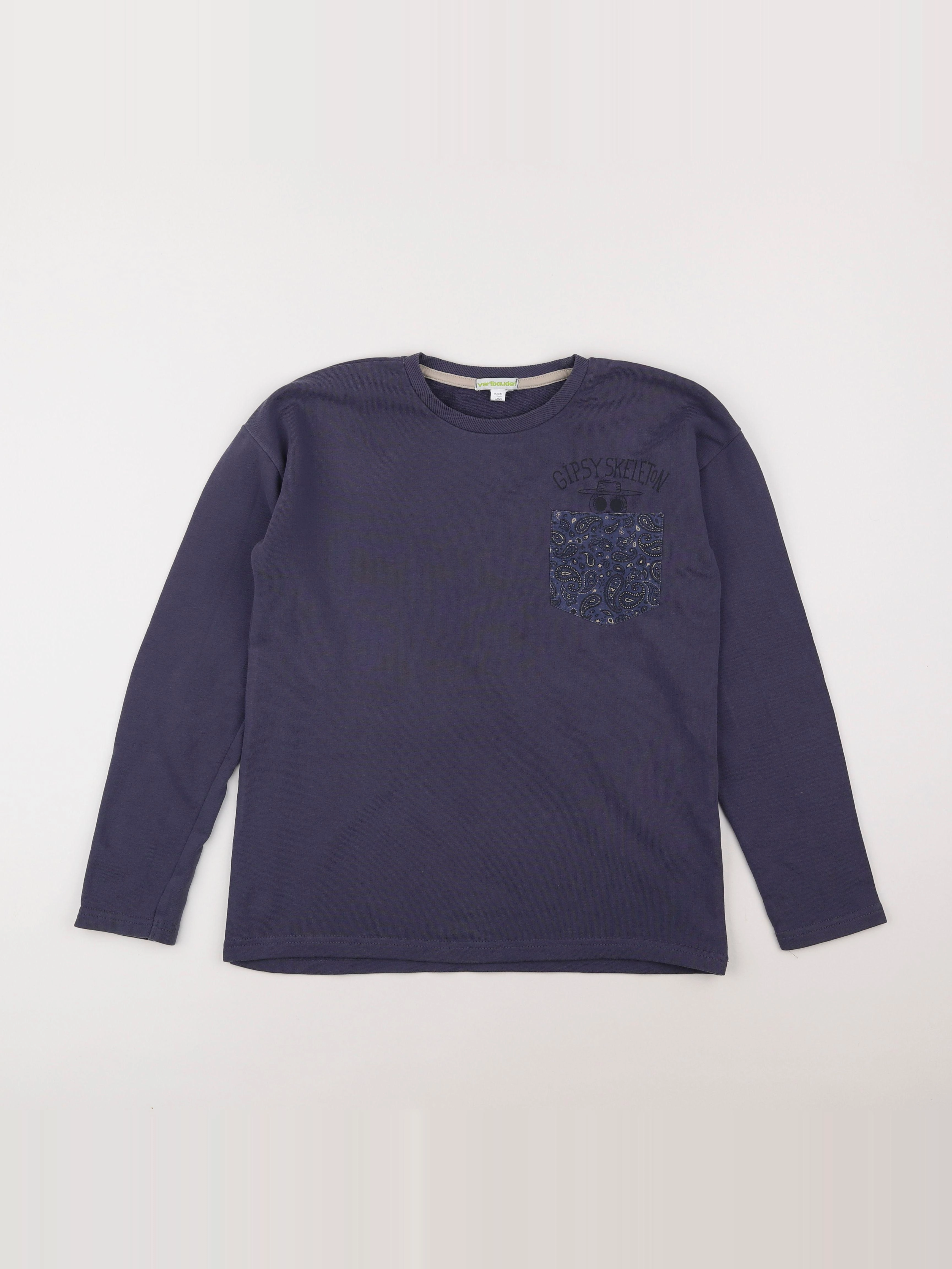 Vertbaudet - sweat bleu - 12 ans
