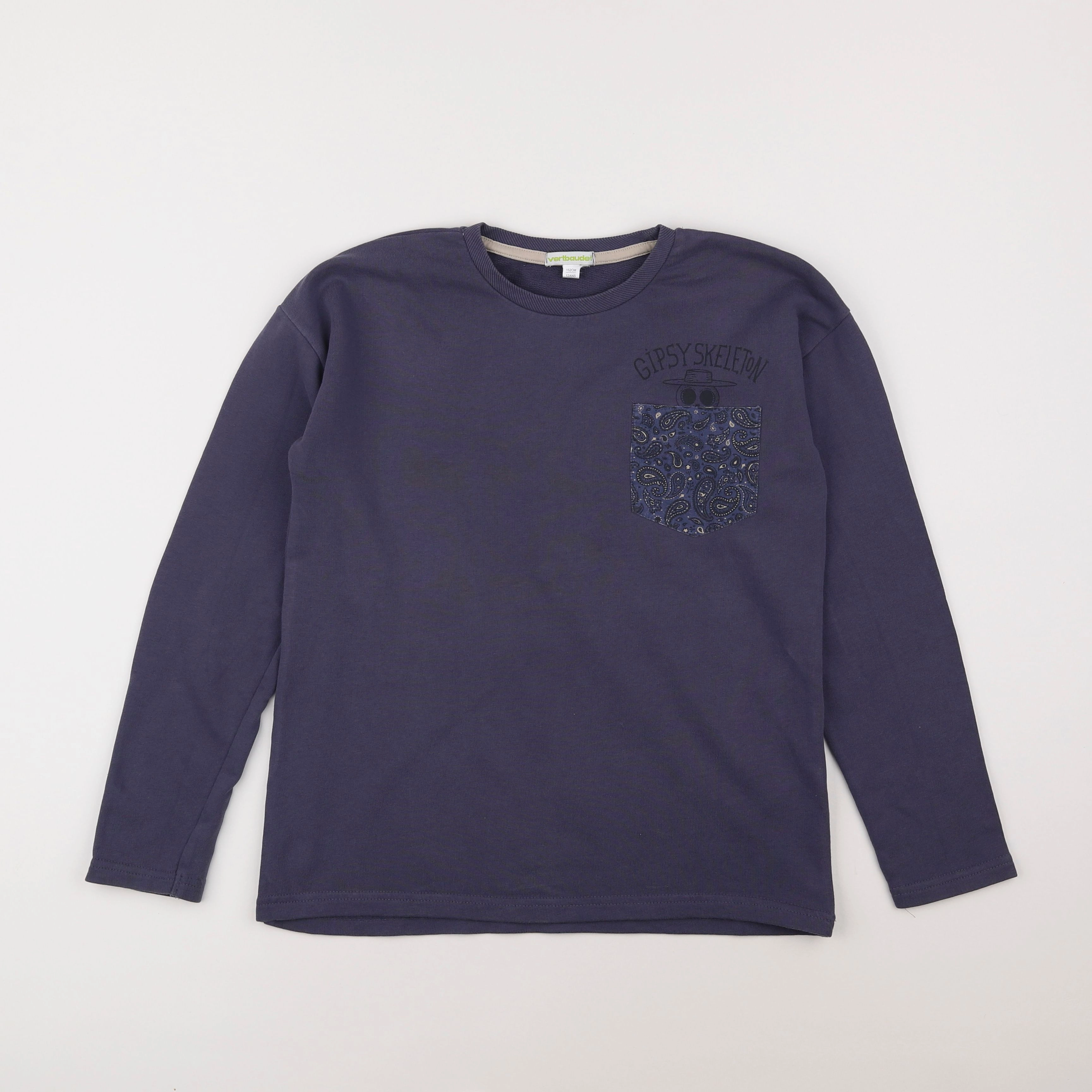 Vertbaudet - sweat bleu - 12 ans