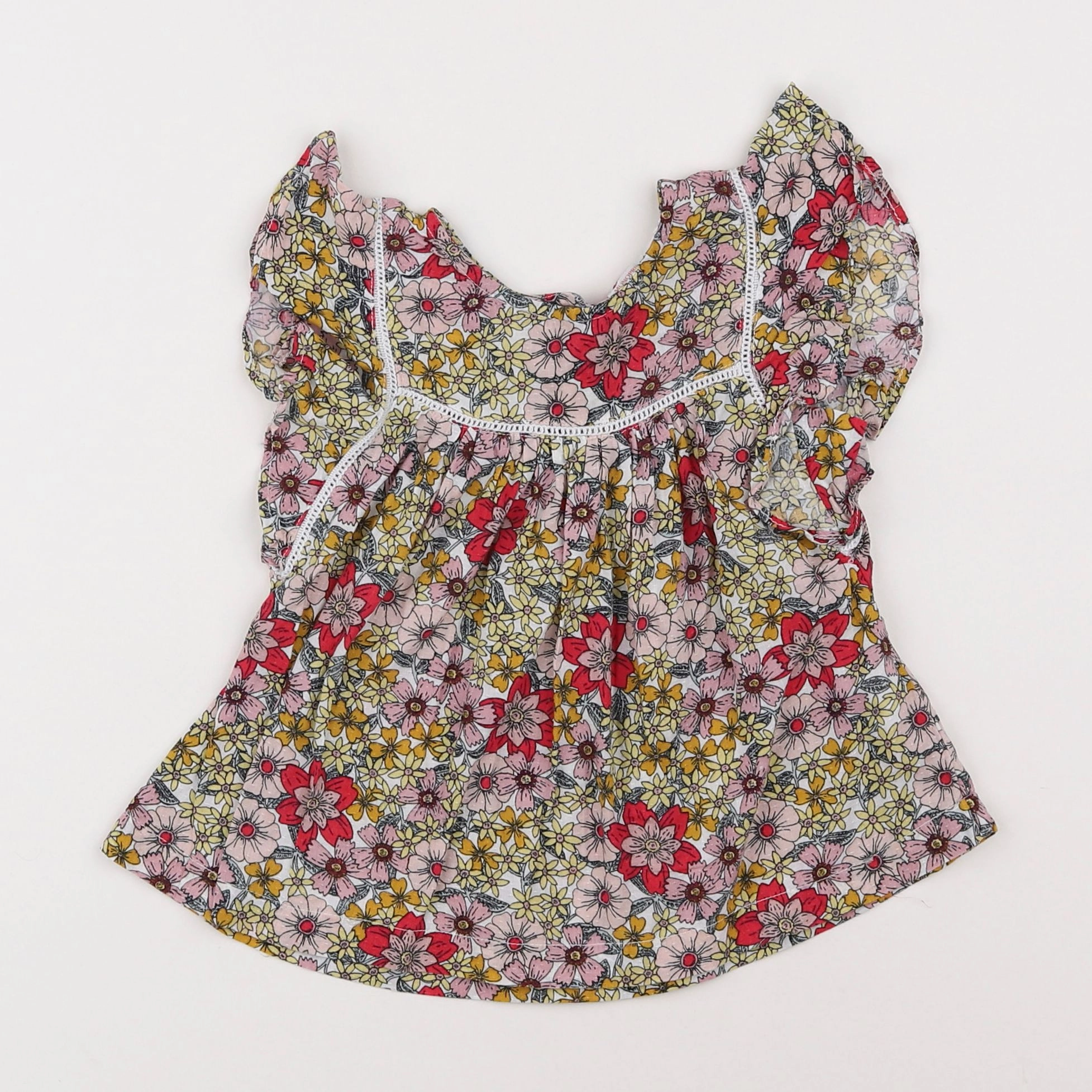 Monoprix - blouse multicolore - 3 ans