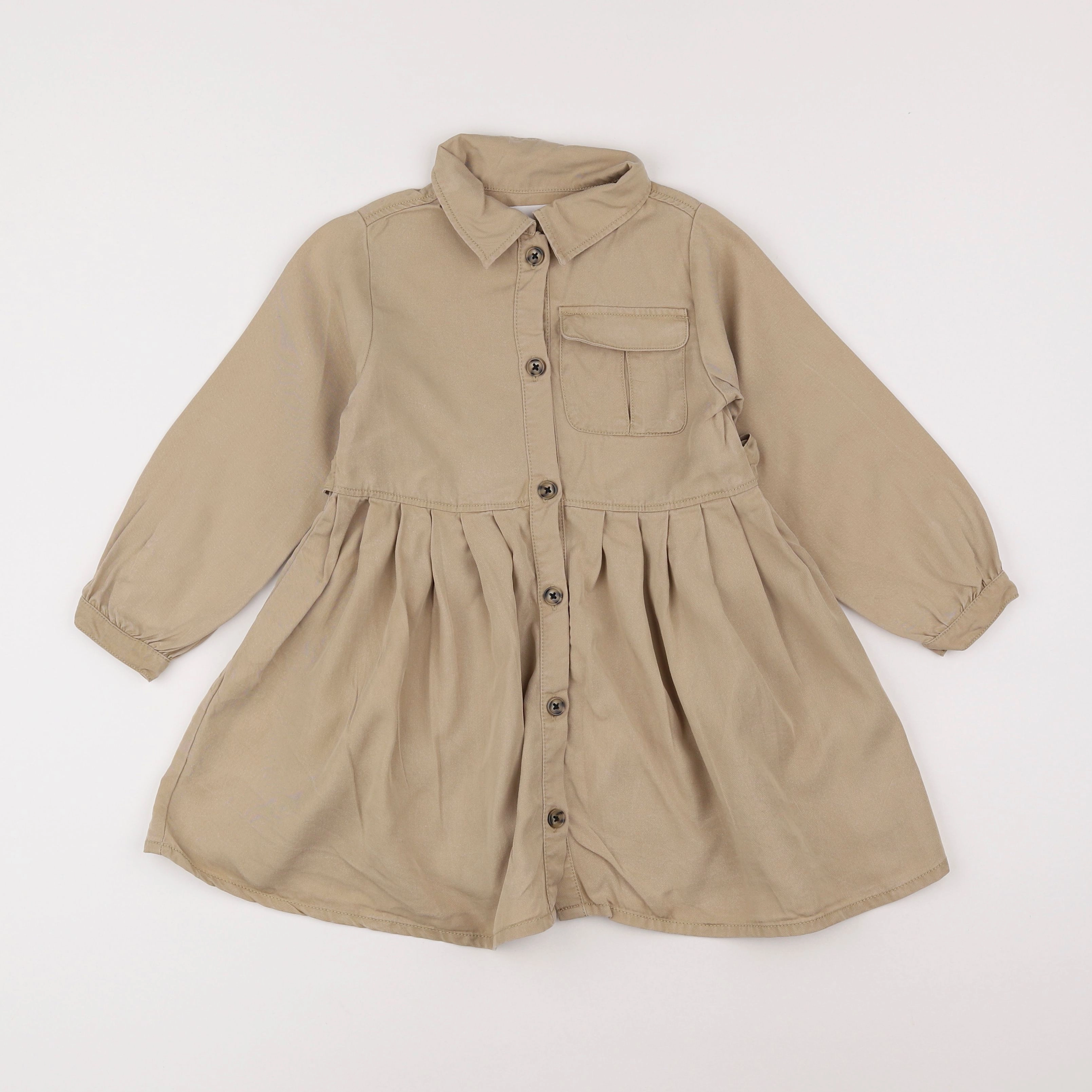 Zara - robe beige - 4/5 ans