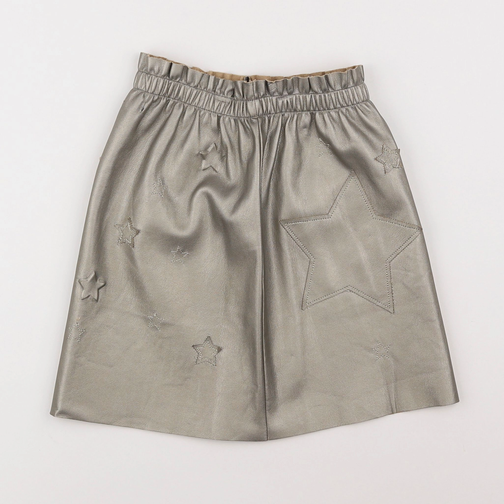 IKKS - jupe simili cuir or - 8 ans