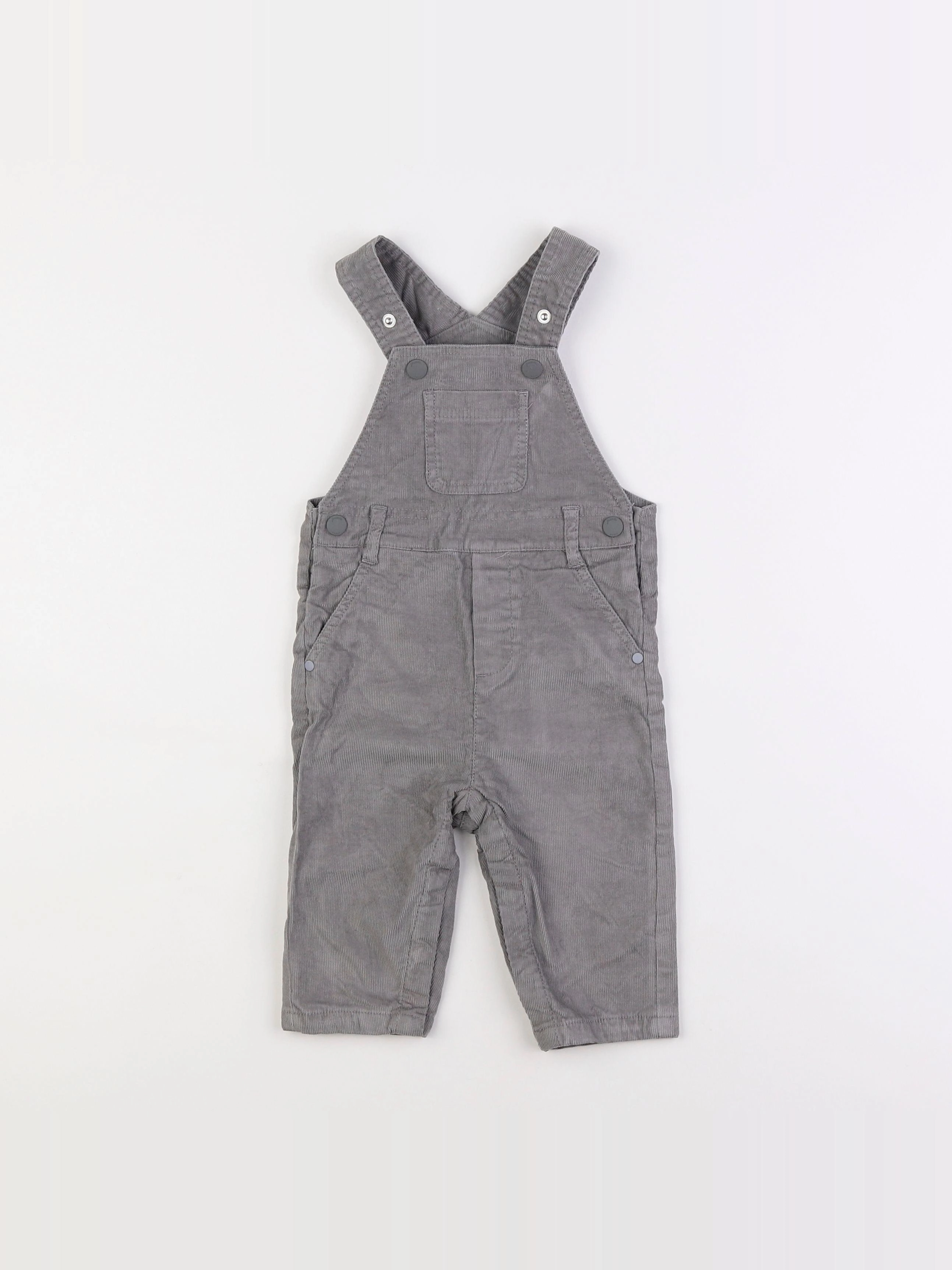 Jacadi - salopette gris - 12 mois