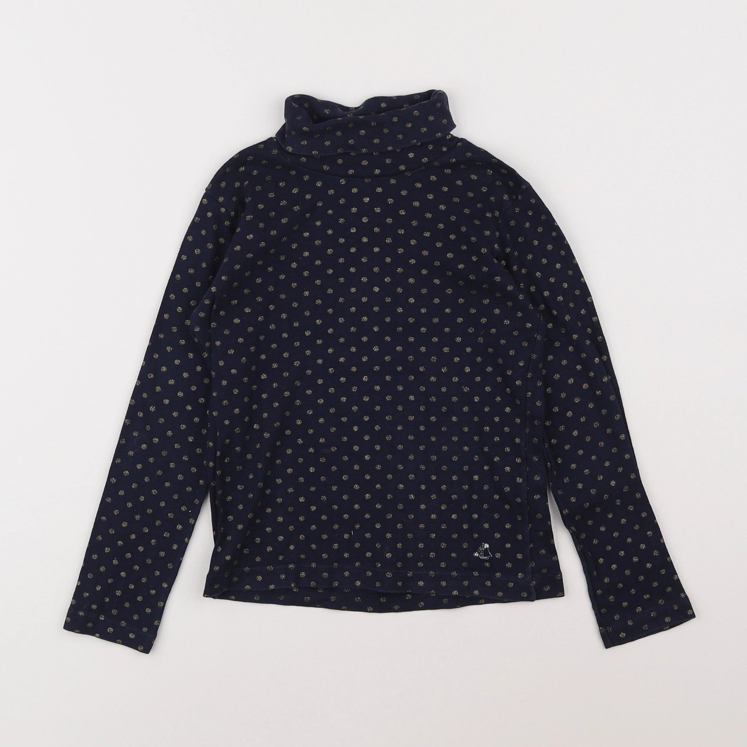 Petit Bateau - sous-pull bleu - 6 ans