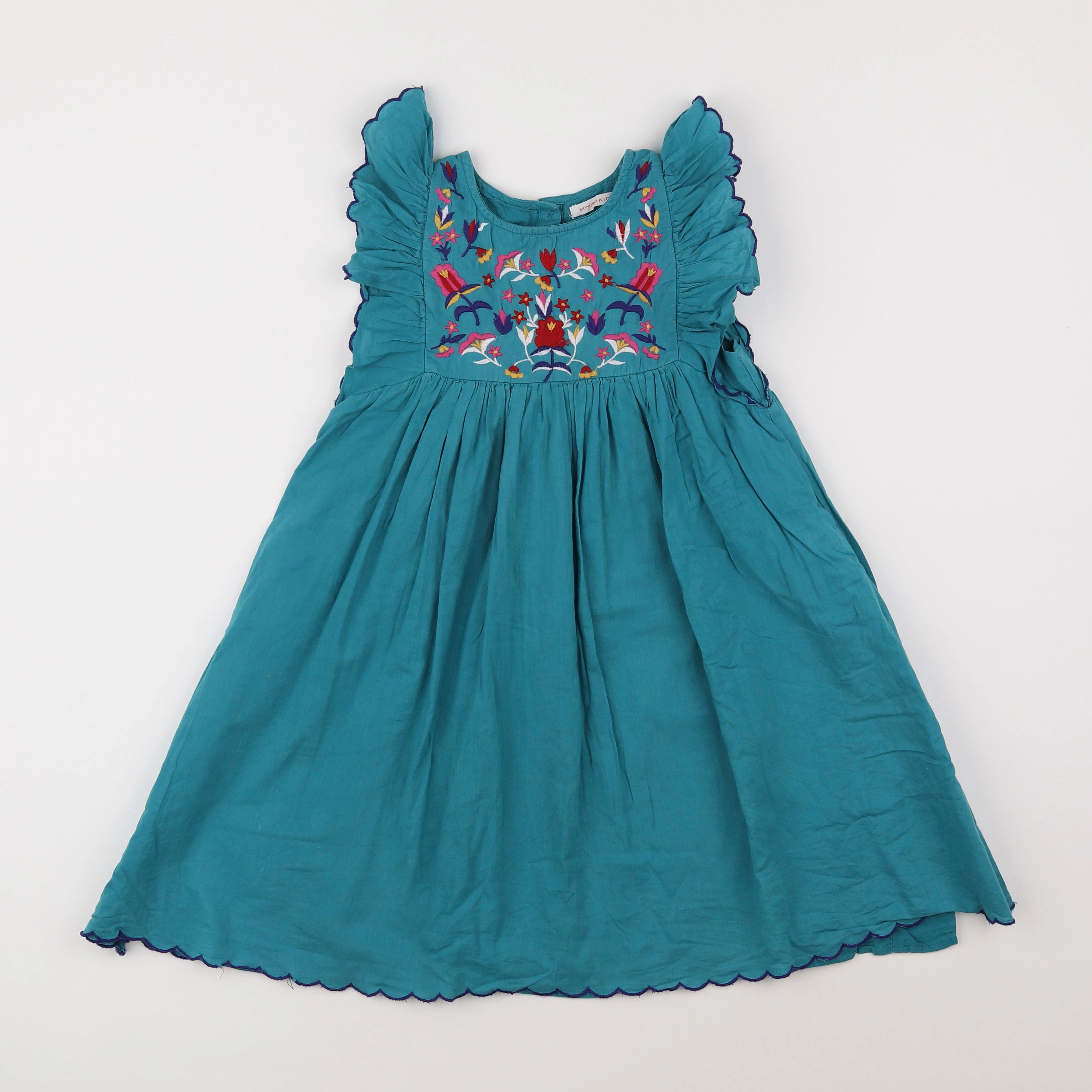 Monoprix - robe bleu - 6 ans