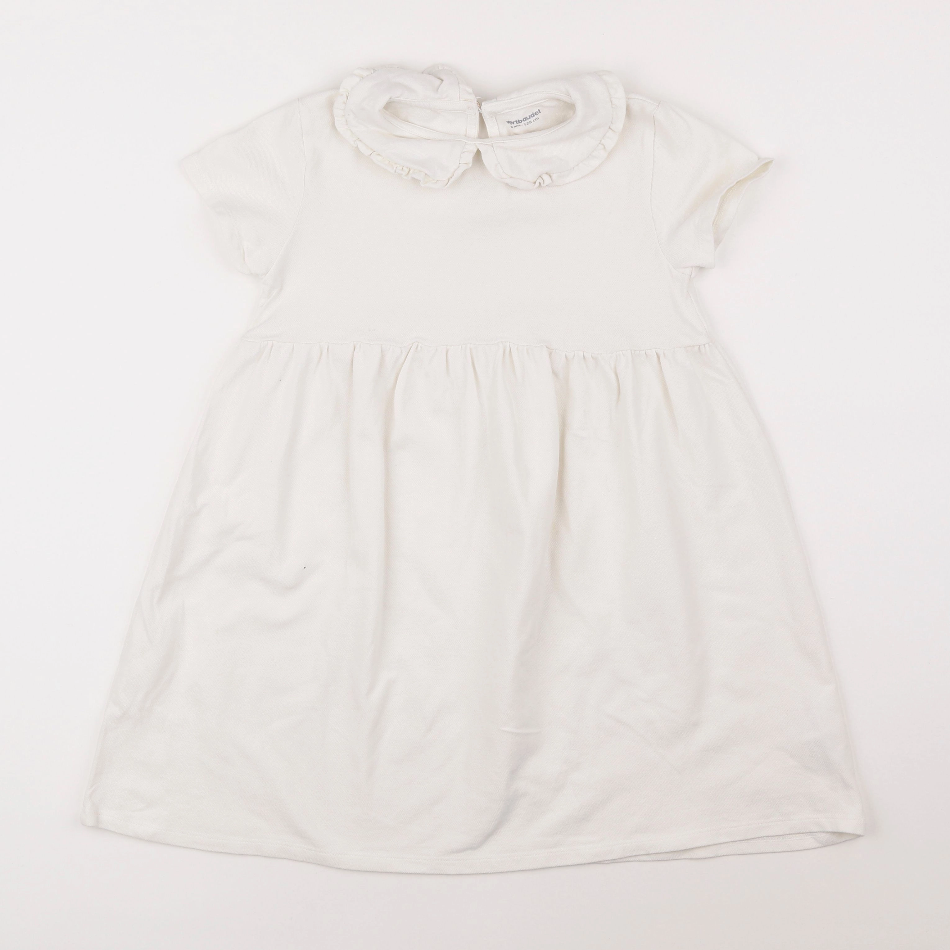 Vertbaudet - robe blanc - 8 ans