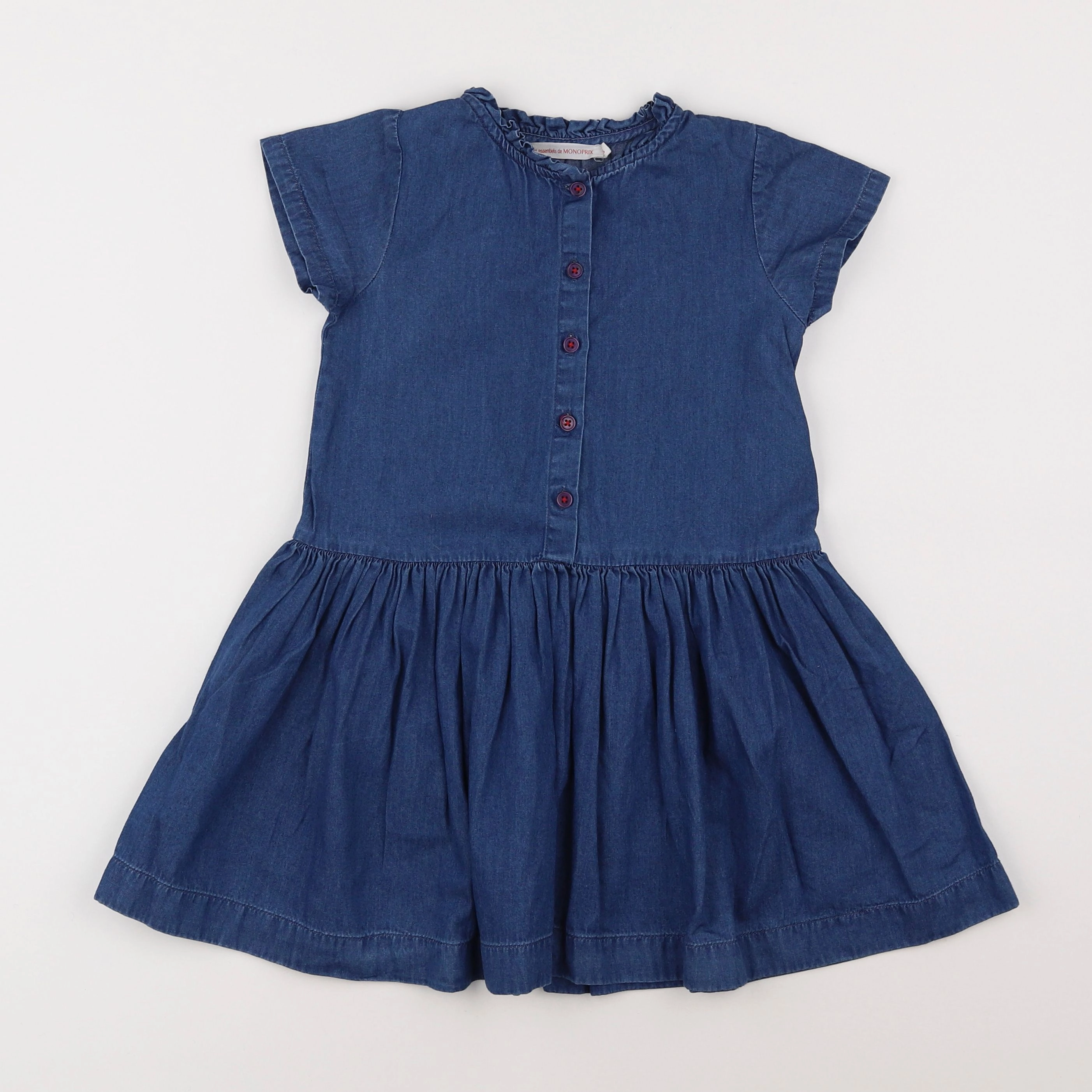 Monoprix - robe bleu - 5 ans