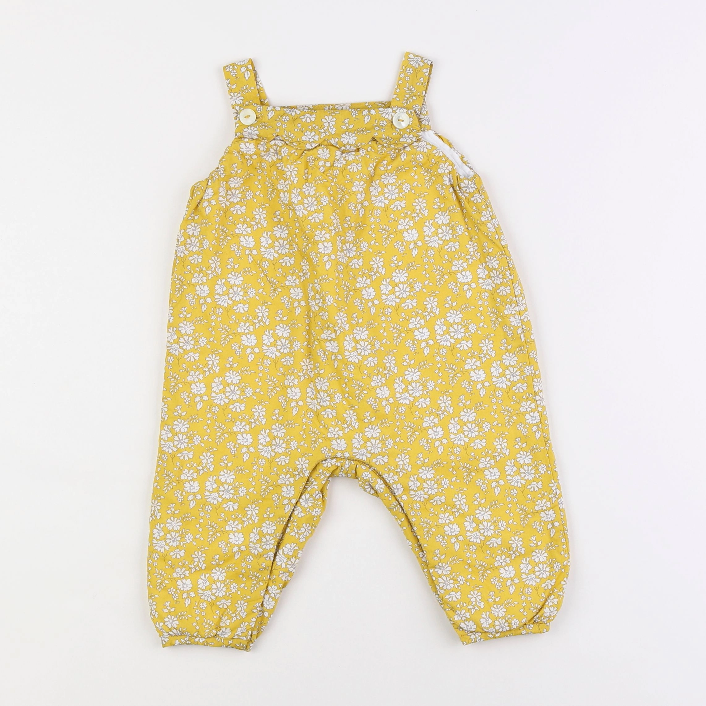 Jacadi - combinaison liberty jaune - 6 mois