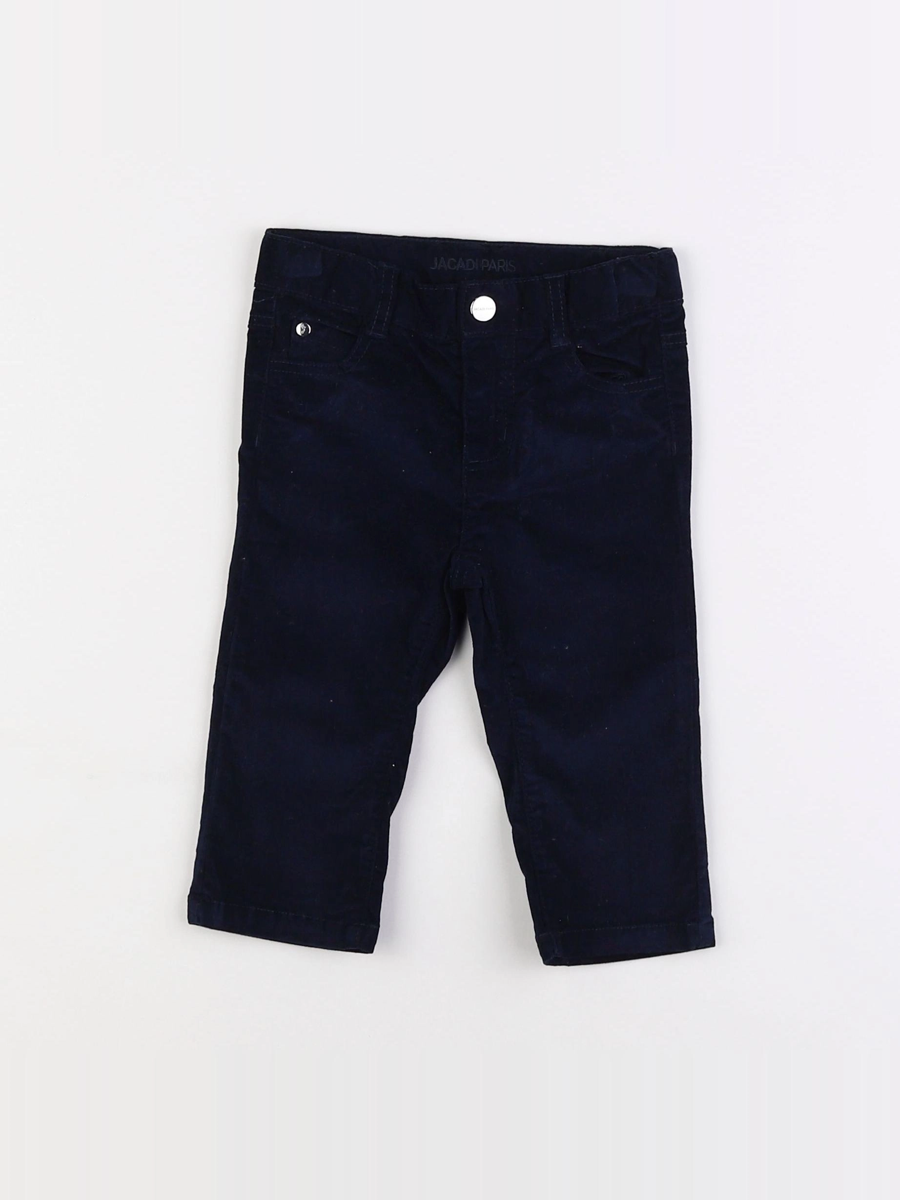 Jacadi - pantalon bleu - 12 mois
