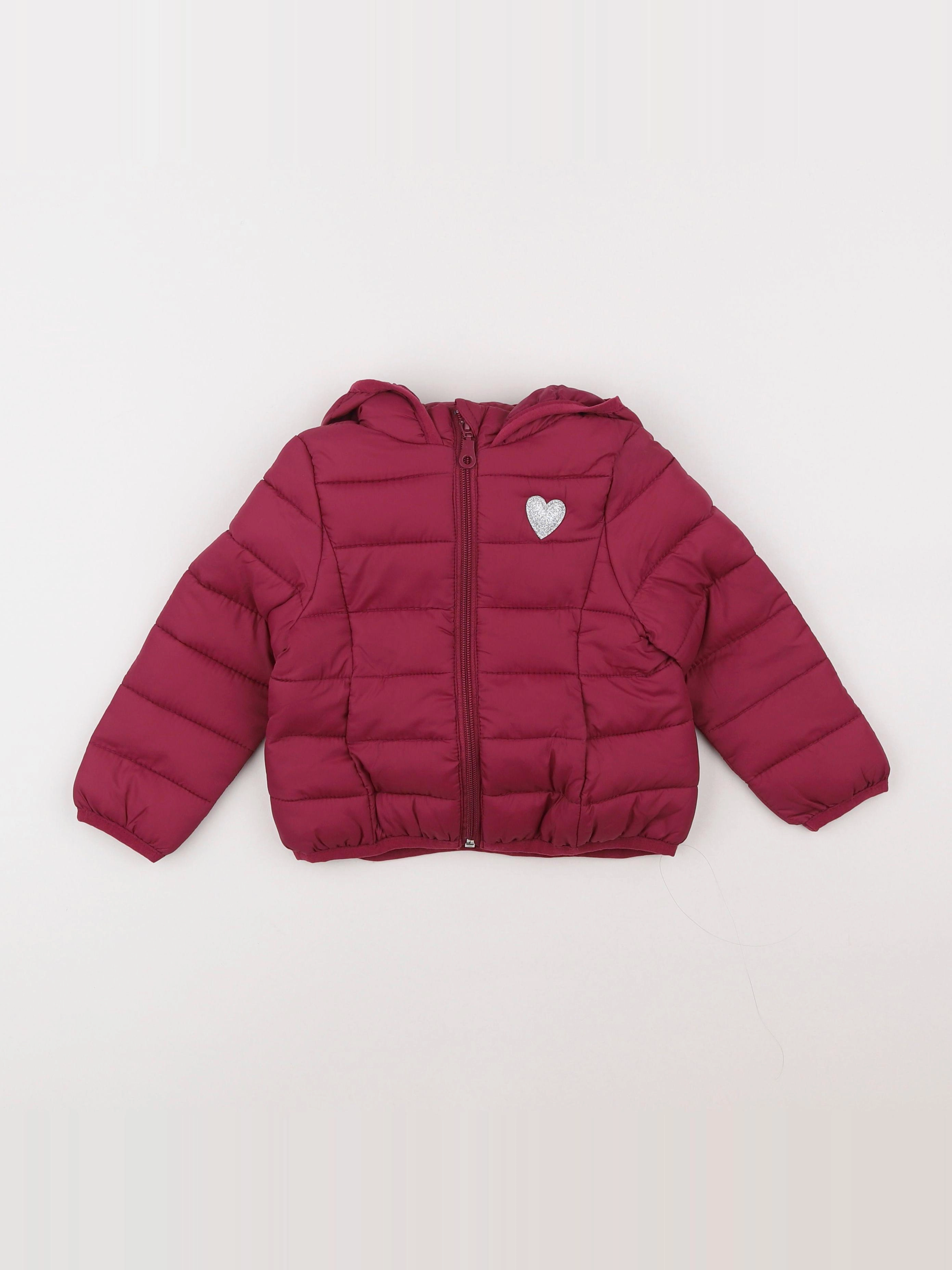 Vertbaudet - doudoune rose - 2 ans