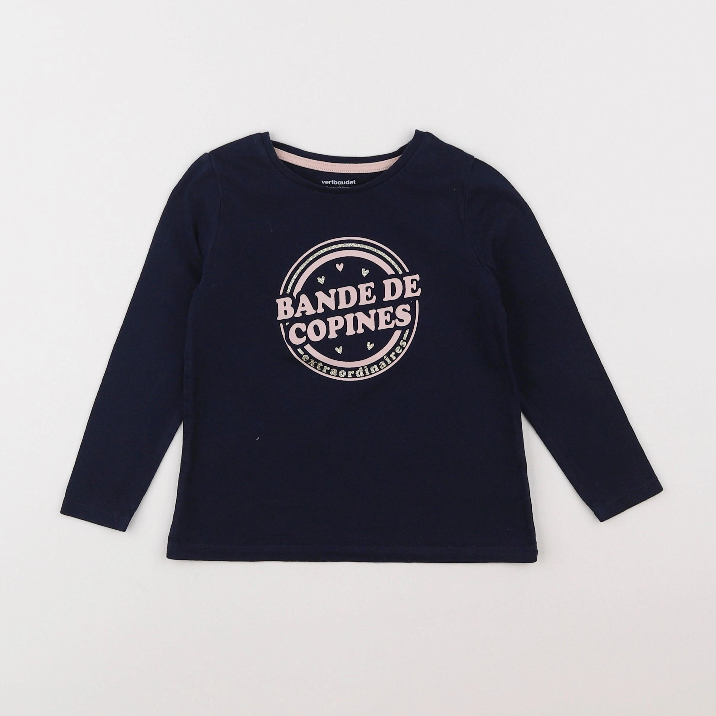 Vertbaudet - tee-shirt bleu - 3 ans