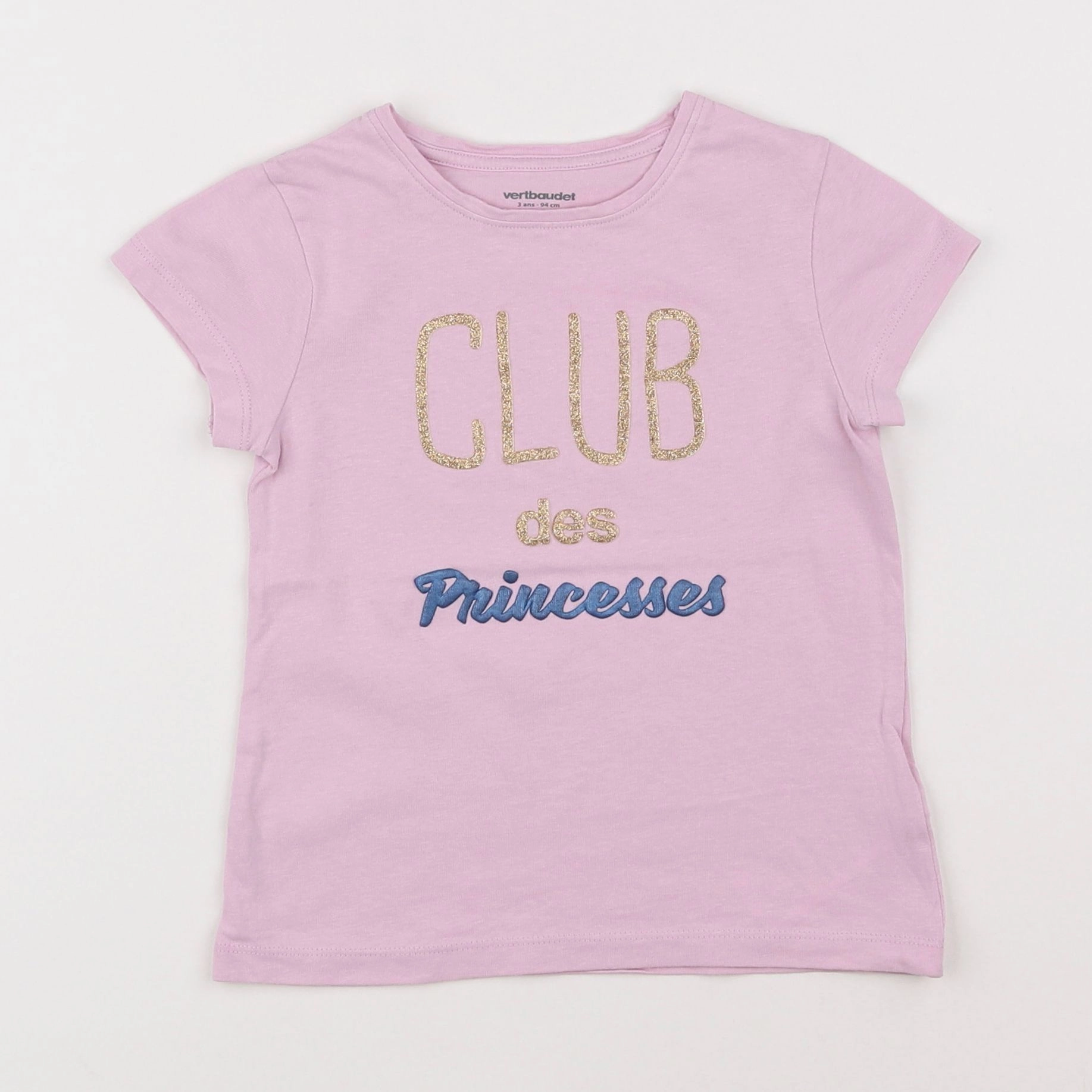 Vertbaudet - tee-shirt rose - 3 ans