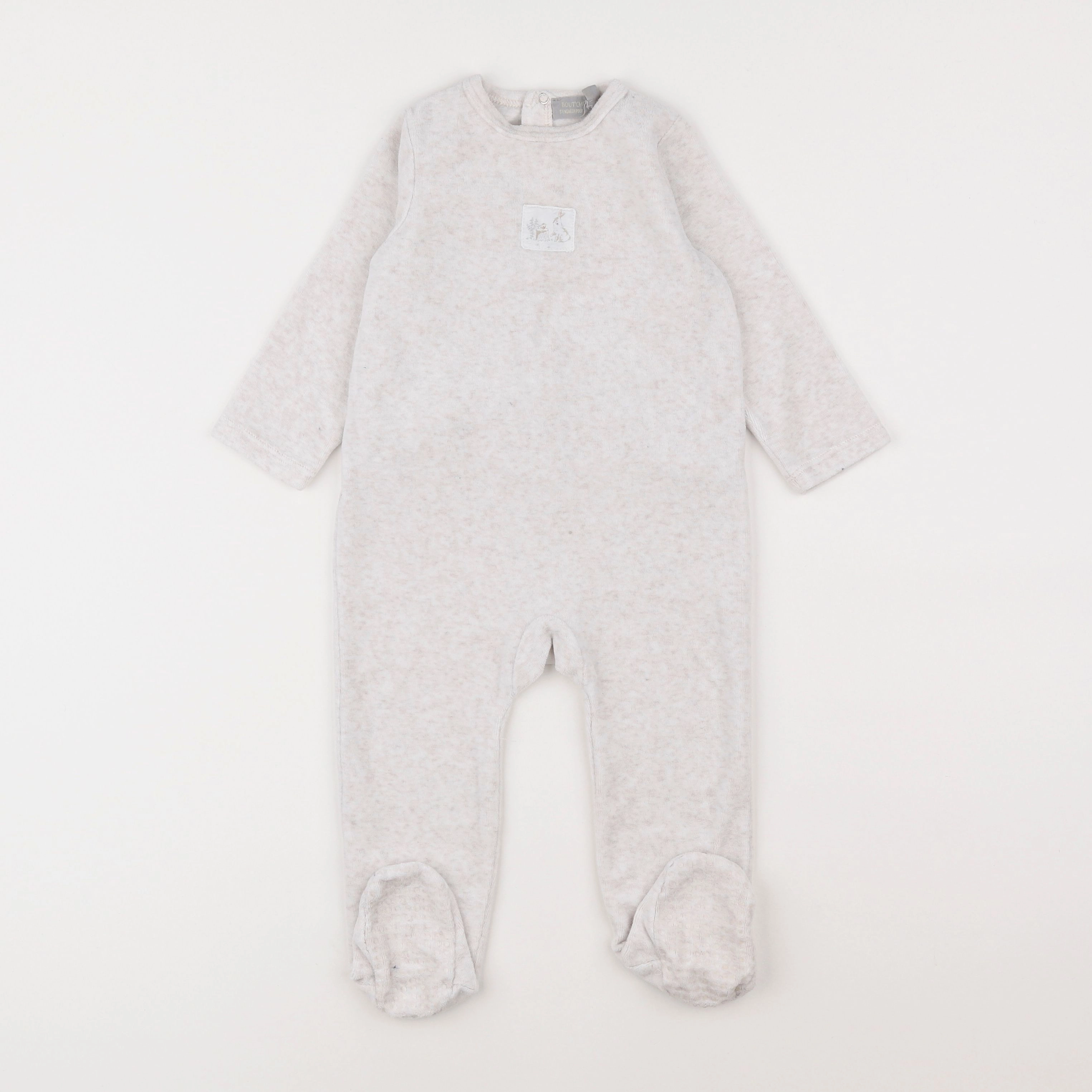 Boutchou - pyjama velours beige - 18 mois